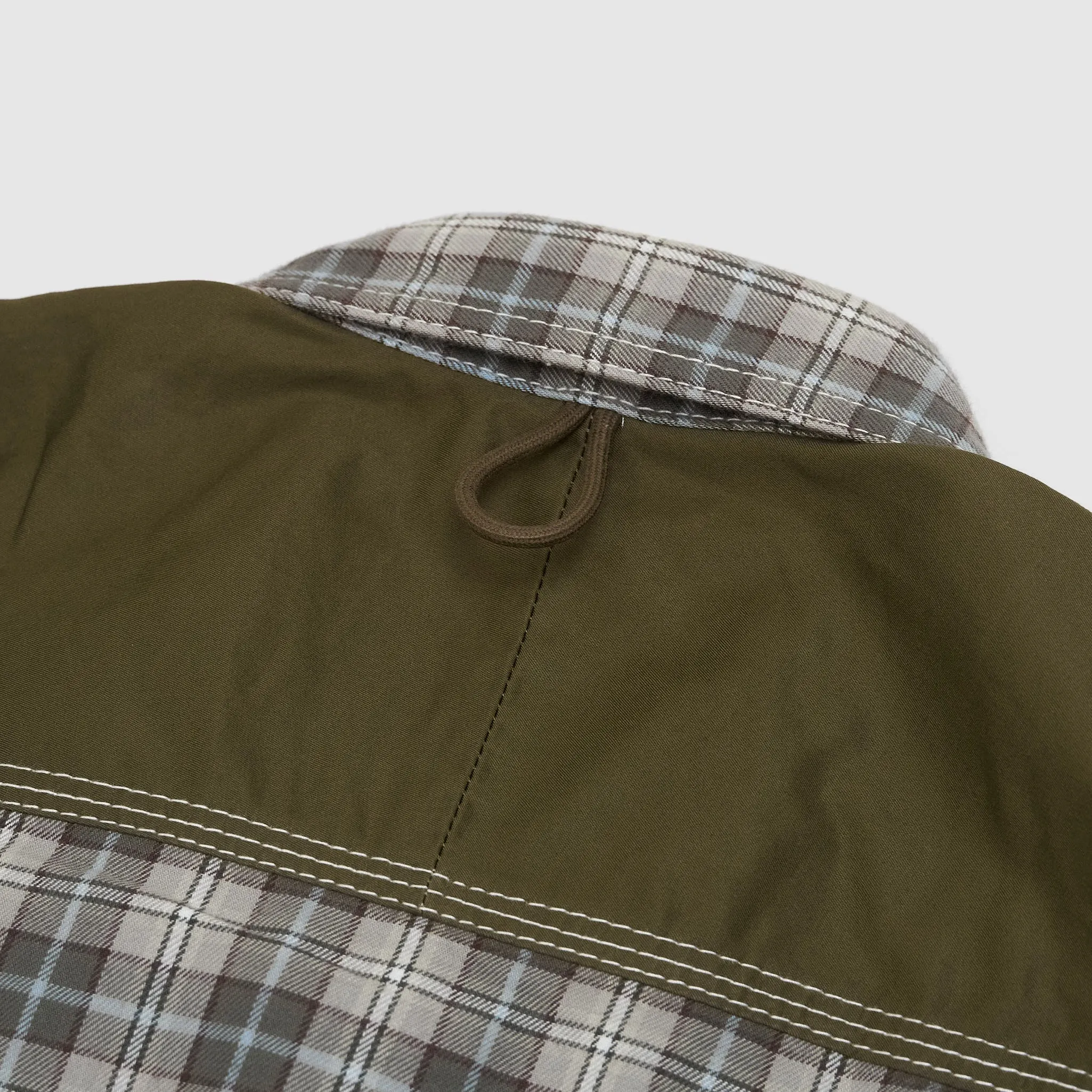 Junya Watanabe Man Green Check Work Shirt sold by DeeCee style product image thumbnail 5