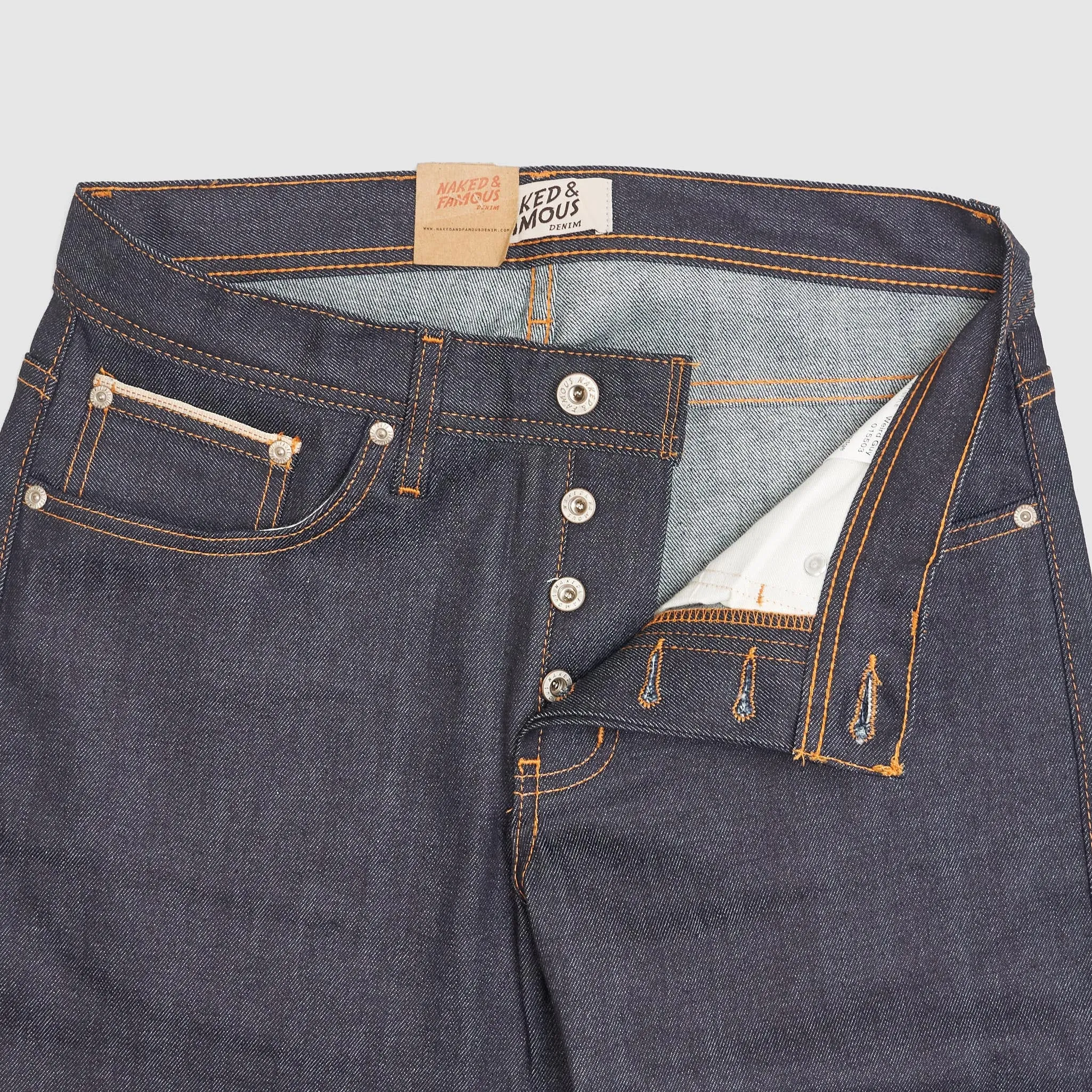 Naked & Famous Stretch Selvage Denim Weird Guy sold by DeeCee style product image thumbnail 3
