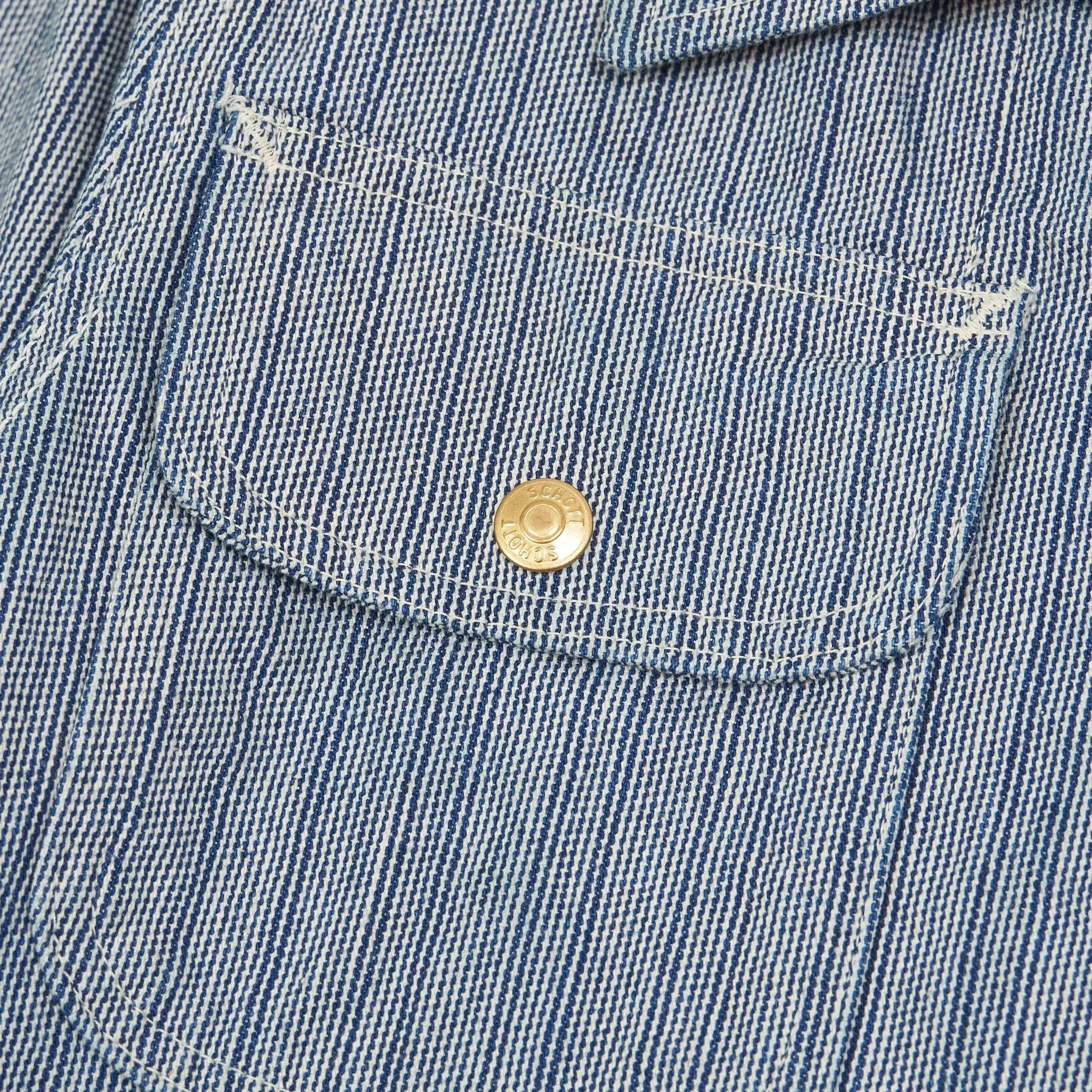 Schott NYC Perfecto Brand Workjacket Indigo sold by DeeCee style product image thumbnail 3