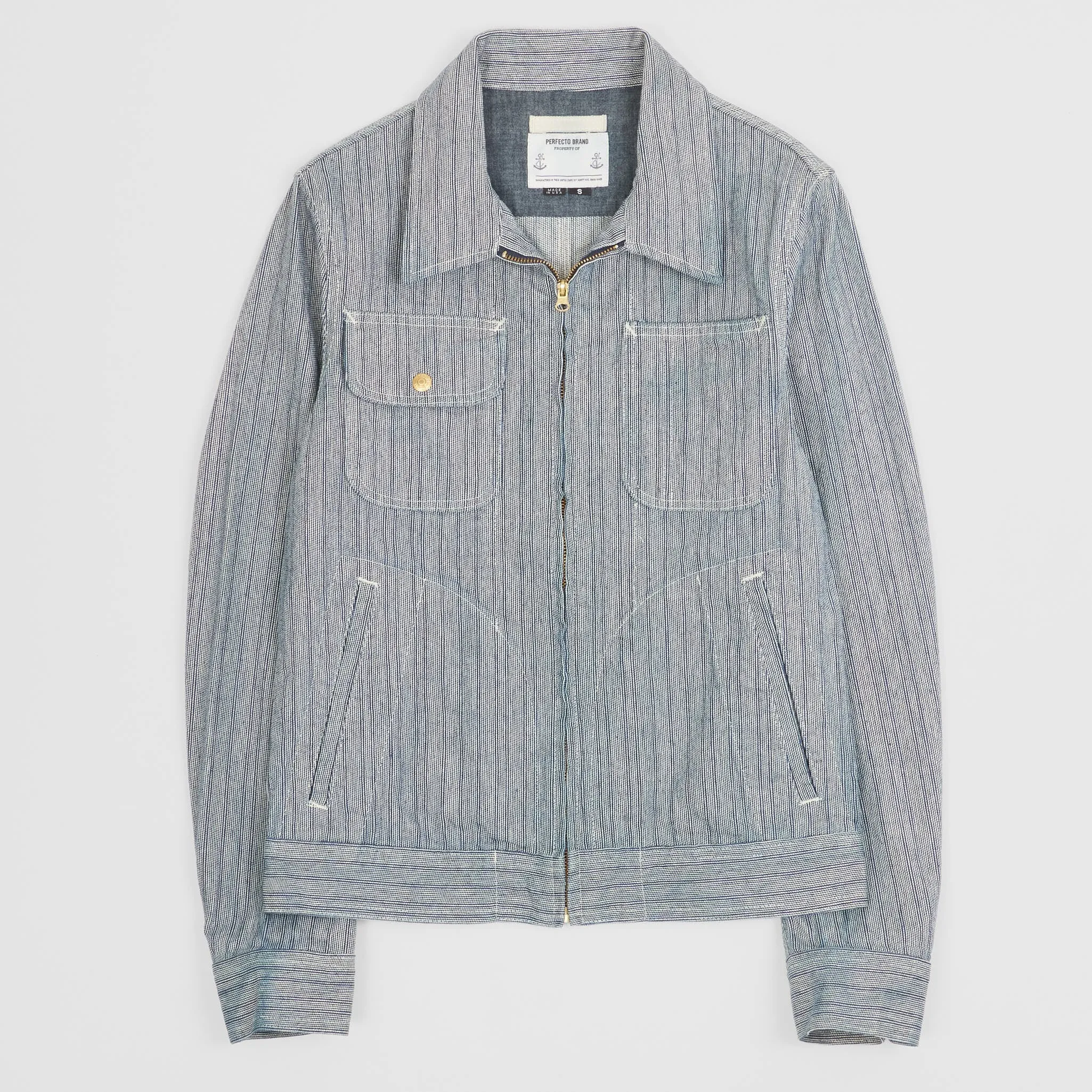 Schott NYC Perfecto Brand Workjacket Indigo sold by DeeCee style