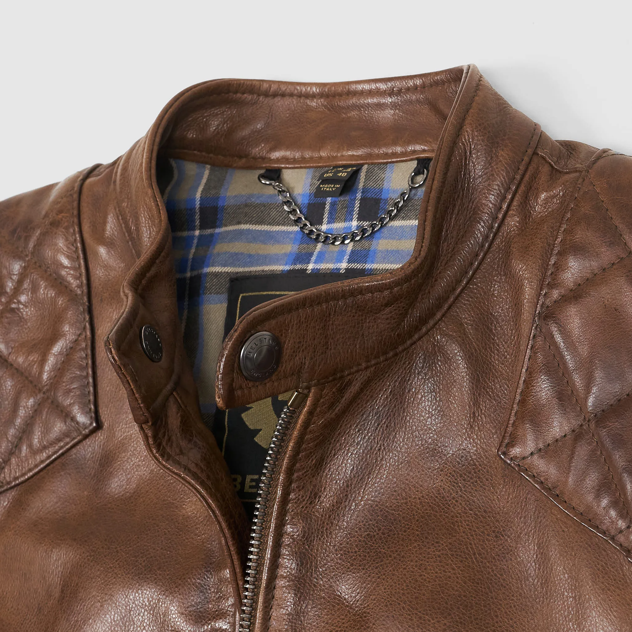 Belstaff Outlaw Hand Waxed Leather Jacket Cotton Lining sold by DeeCee style product image thumbnail 4