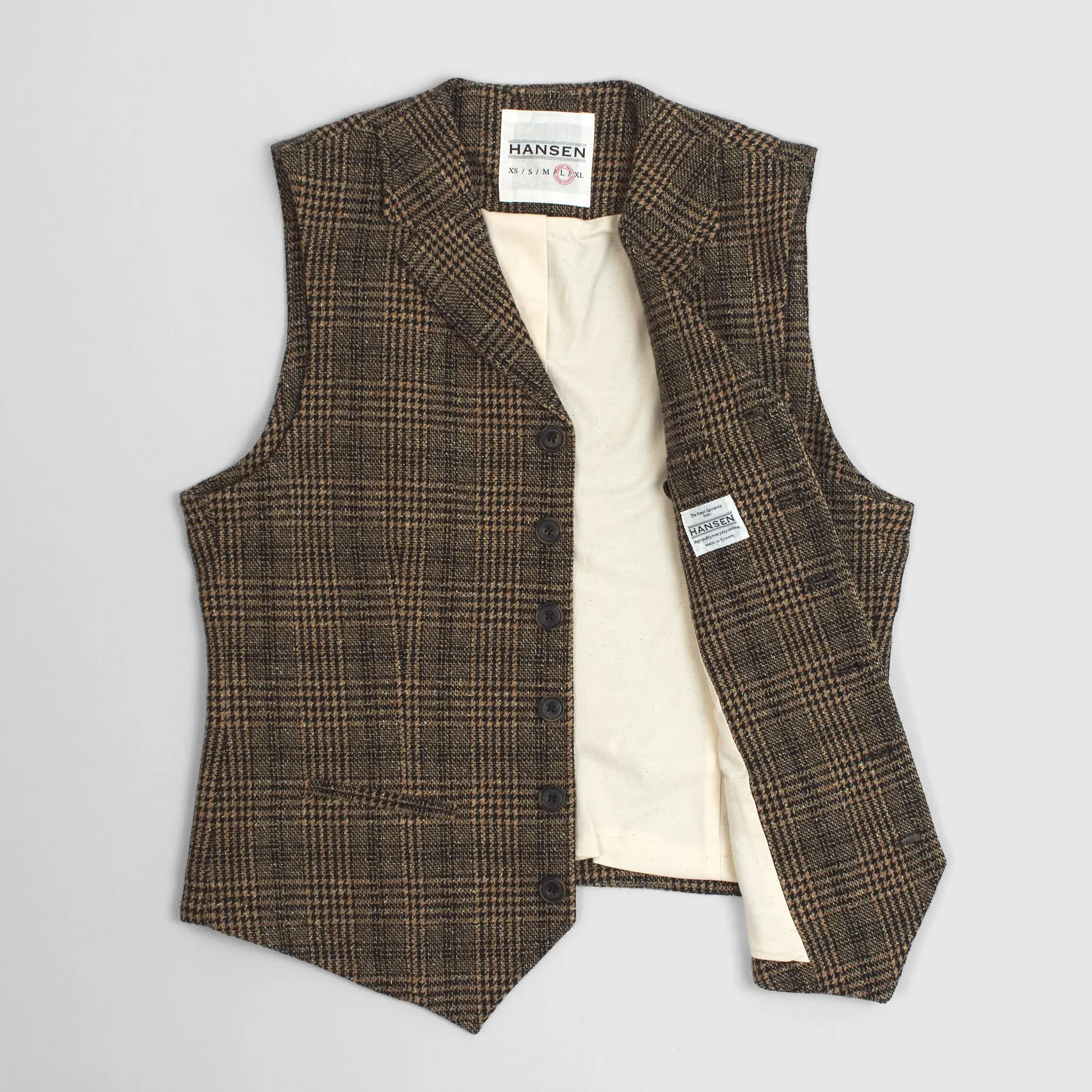 Hansen Prince of Wales Waist Coat sold by DeeCee style product image thumbnail 2