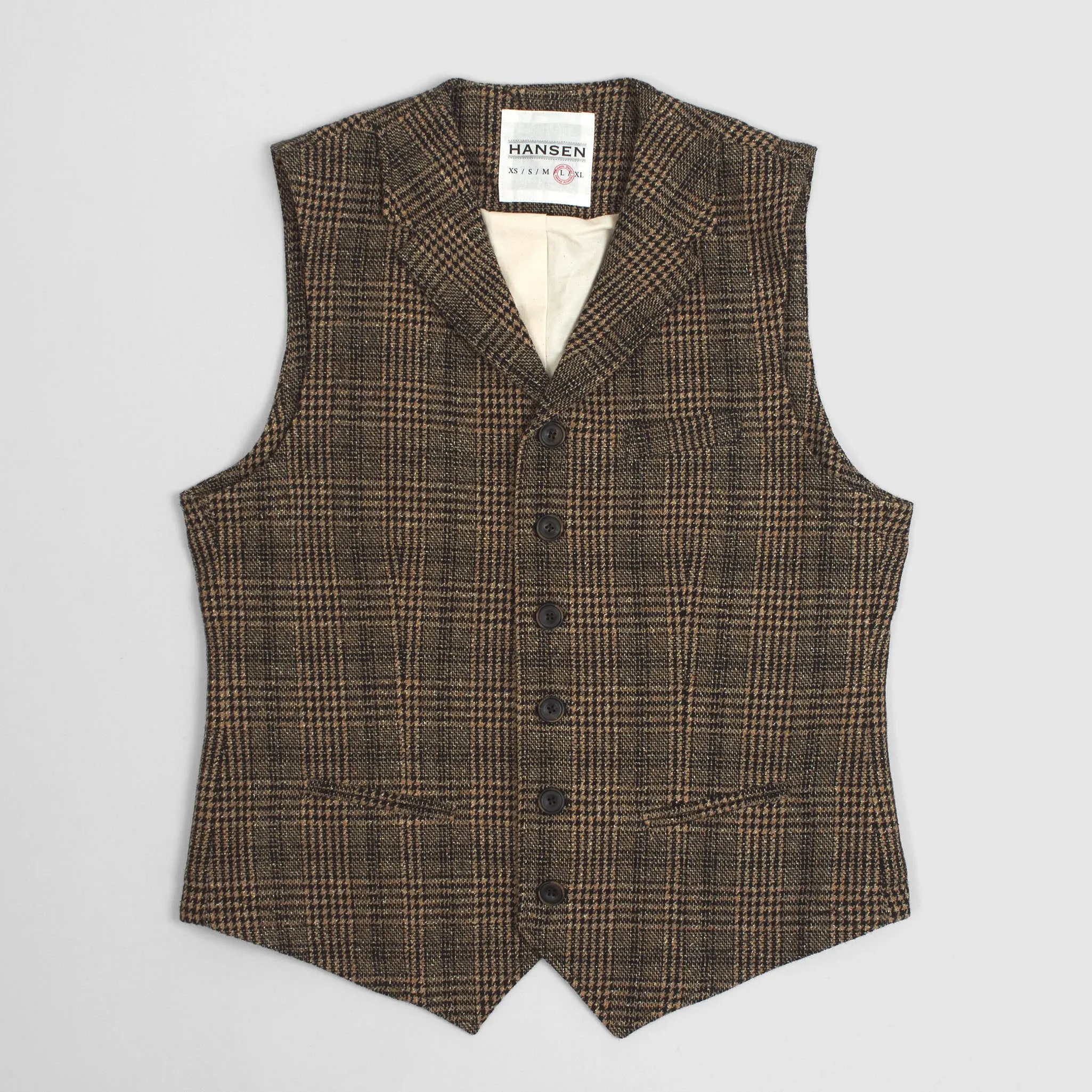 Hansen Prince of Wales Waist Coat sold by DeeCee style