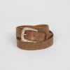 Double RL Washed Leather Belt sold by DeeCee style