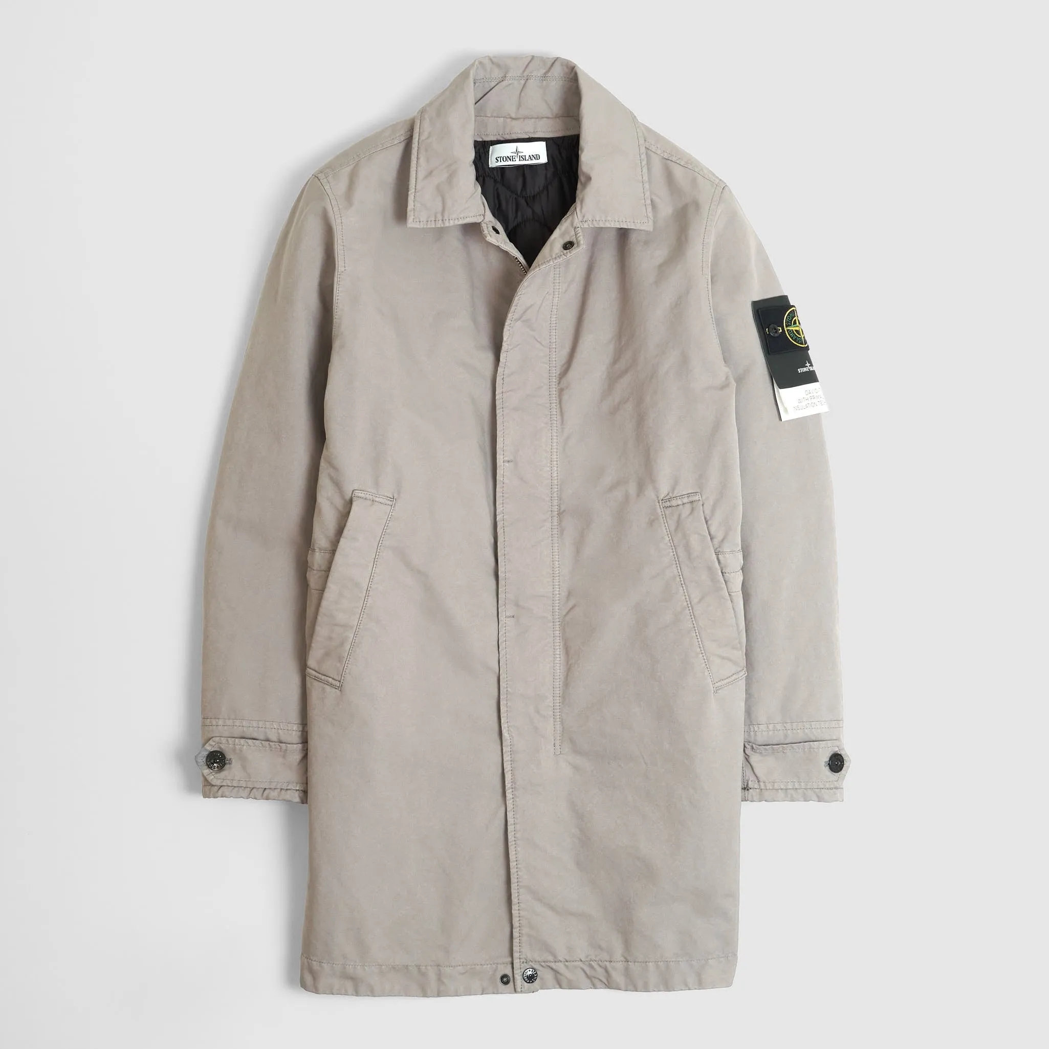 Stone Island David-TC With Primaloft Insulation Trench Coat sold by DeeCee style