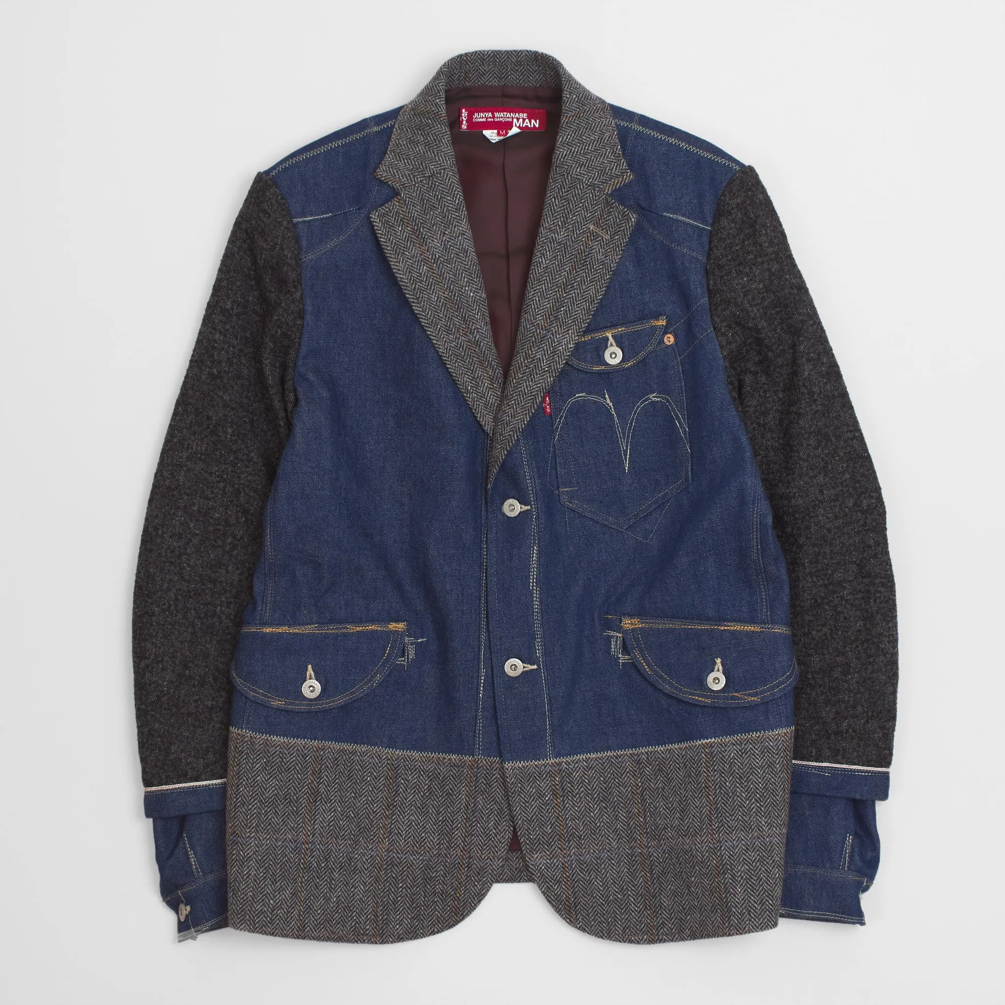 Junya Watanabe Man x Levi's® Patchwork Blazer sold by DeeCee style