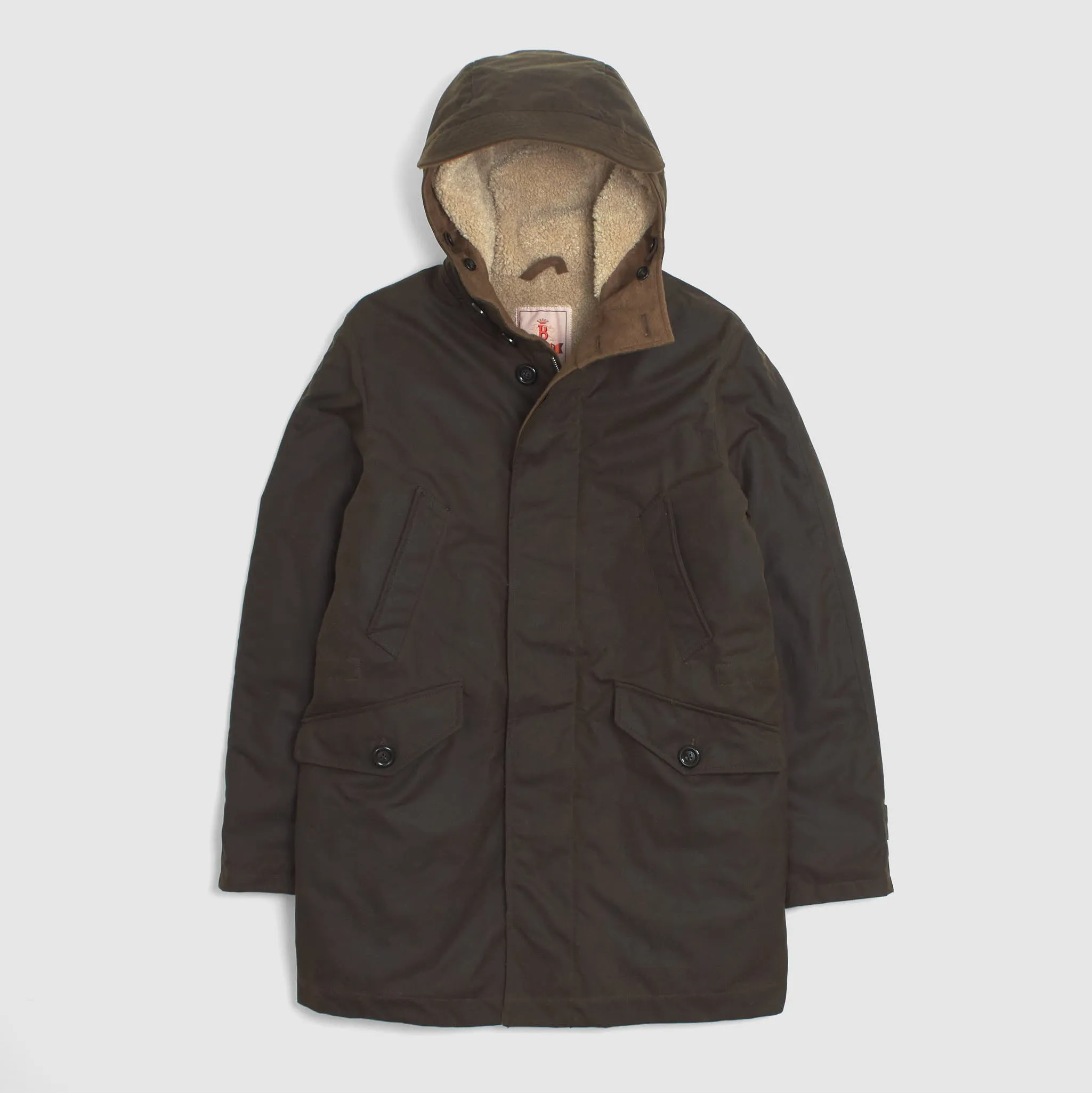 Baracuta Long Knott Waxed Cotton Parka sold by DeeCee style product image thumbnail 3