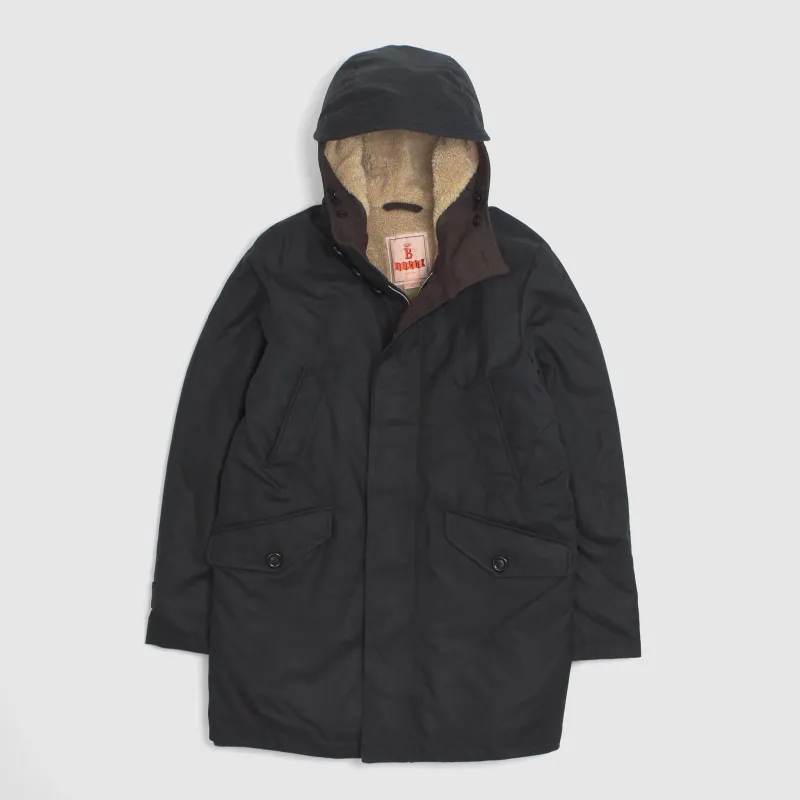Baracuta Long Knott Waxed Cotton Parka sold by DeeCee style