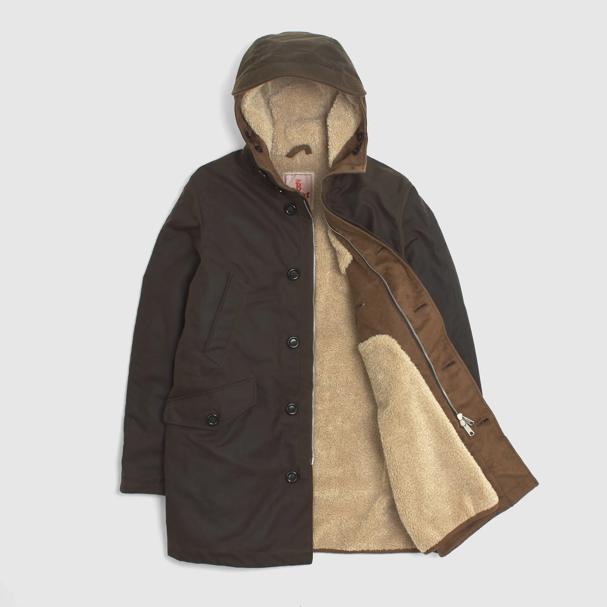 Baracuta Long Knott Waxed Cotton Parka sold by DeeCee style product image thumbnail 4