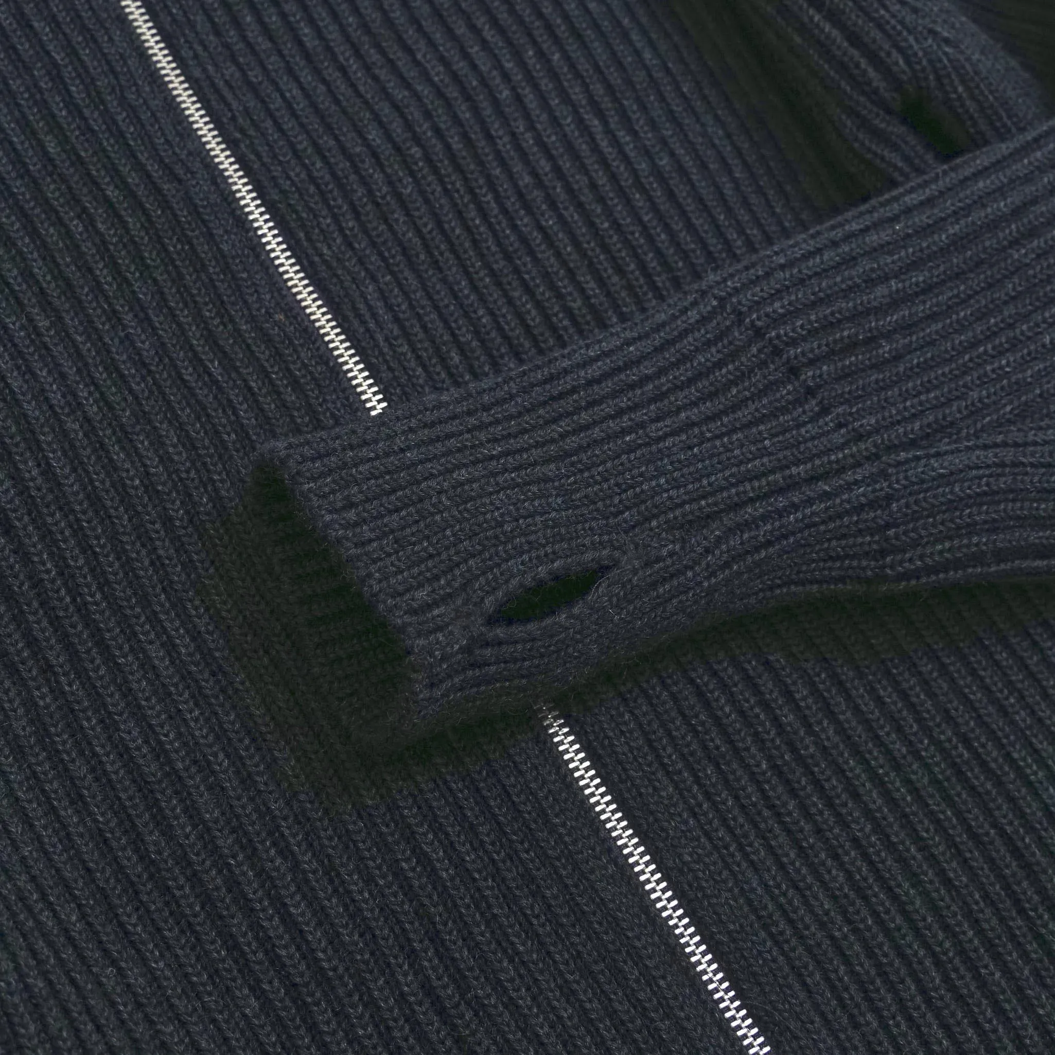 Andersen-Andersen Sailor Full Zip Cardigan Natural Indigo sold by DeeCee style product image thumbnail 3