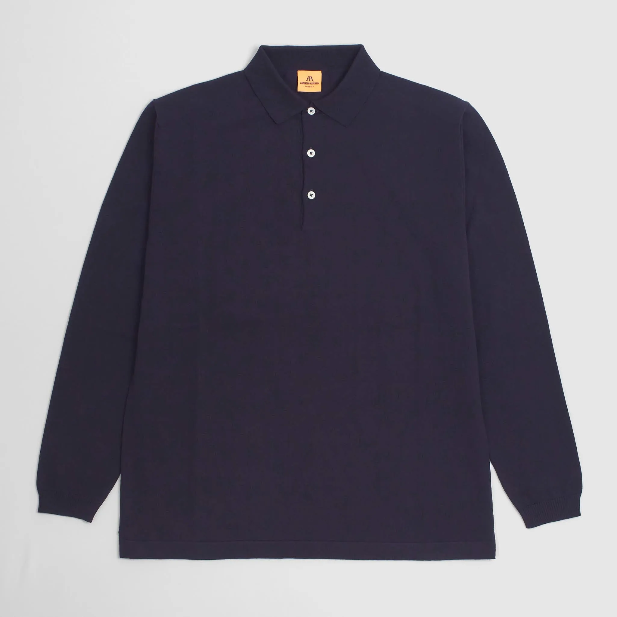 Andersen-Andersen Longsleeve Polo Shirt Organic Cotton sold by DeeCee style product image thumbnail 3