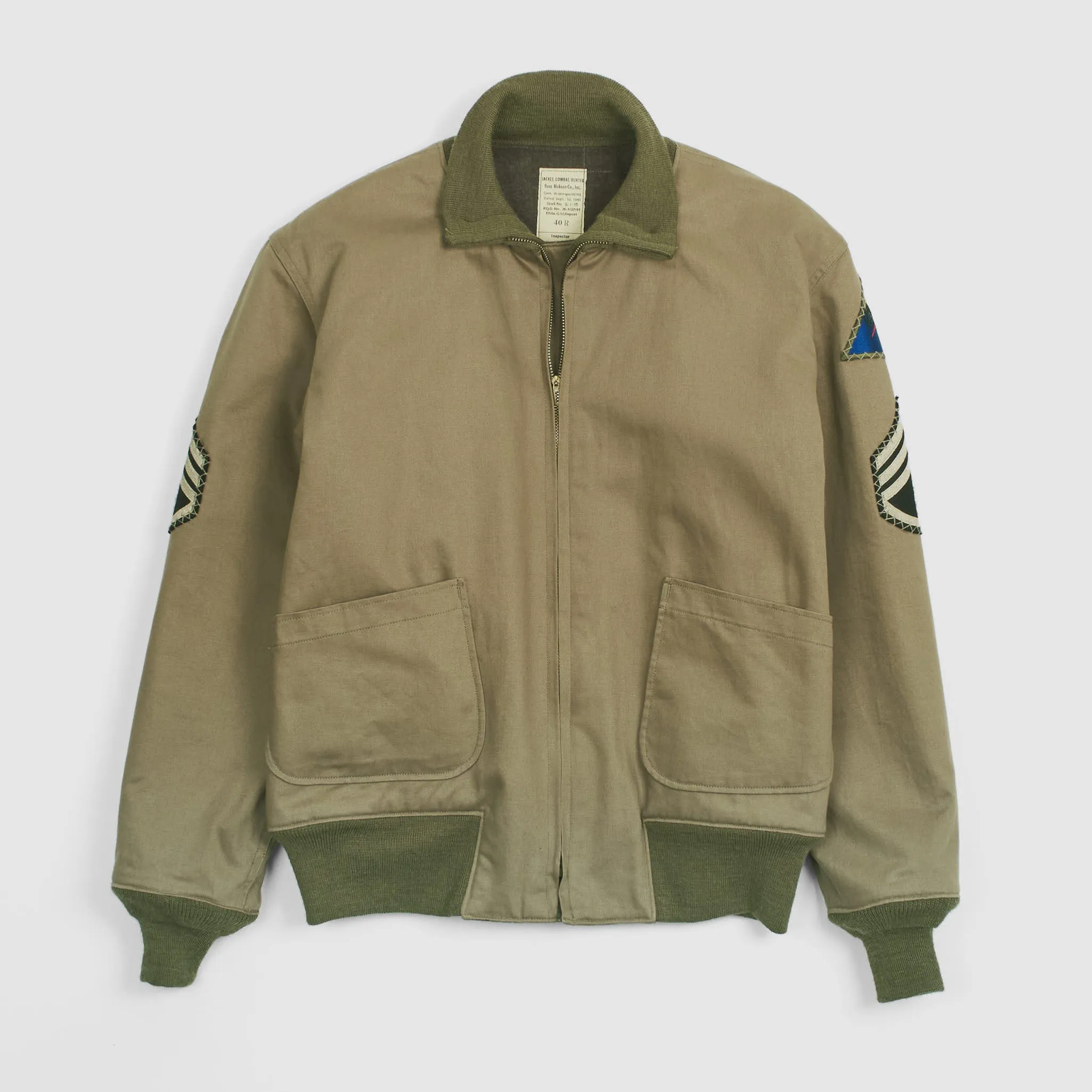 Buzz Rickson's 2nd Armored Wardaddy 1st Pattern Tanker Jacket sold by DeeCee style
