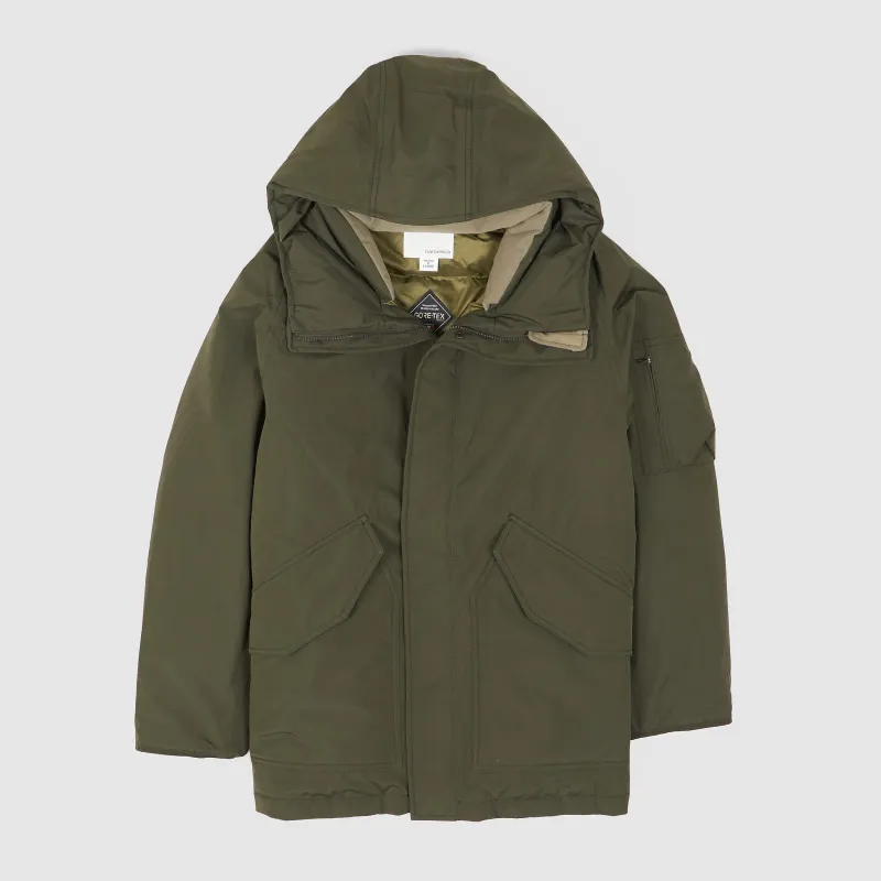 Nanamica Padded Gore-Tex Hooded Down Parka sold by DeeCee style