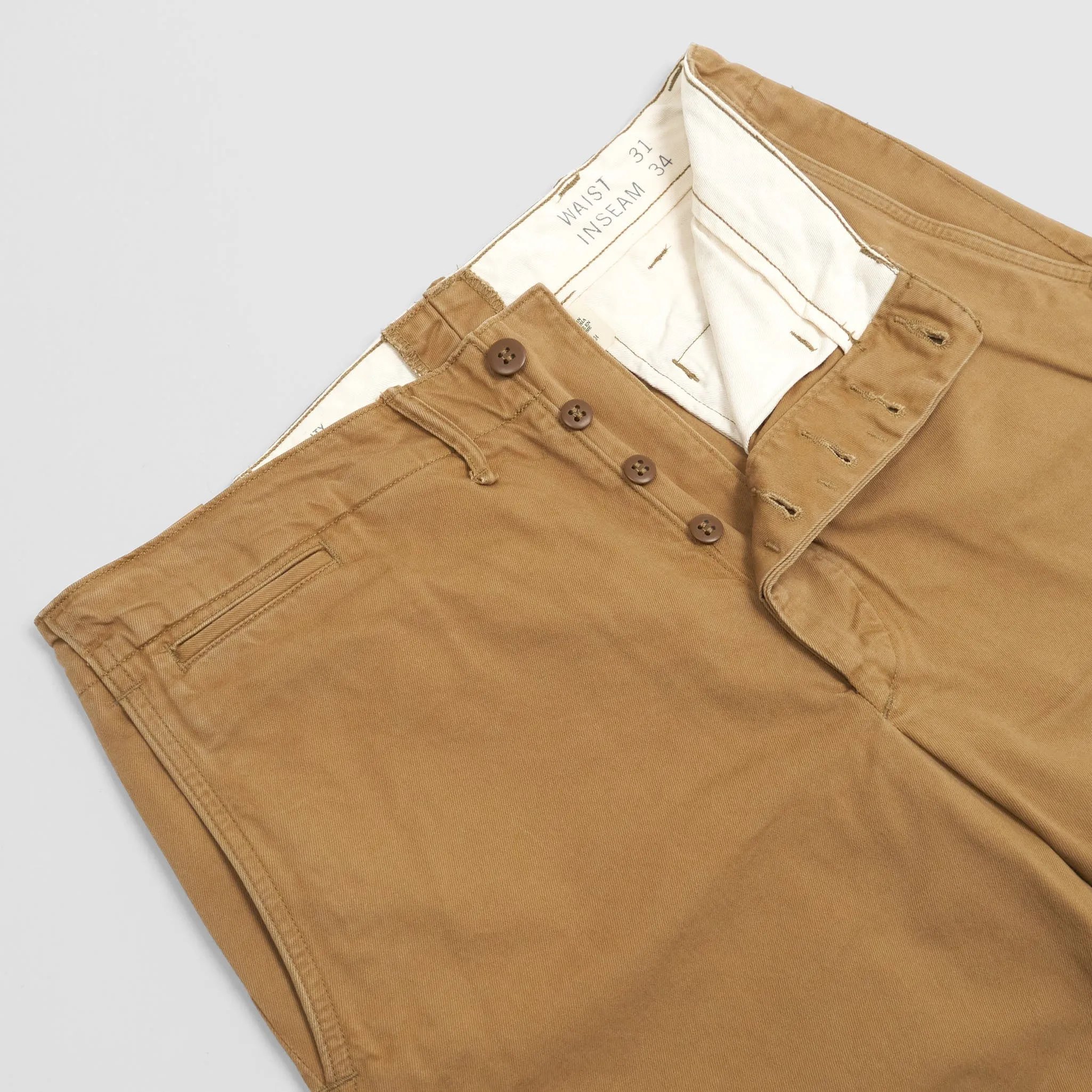 Double RL Officers Classic Chinos Straight Cut sold by DeeCee style product image thumbnail 3