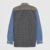 Junya Watanabe Man Patchwork Plaid Shirt sold by DeeCee style