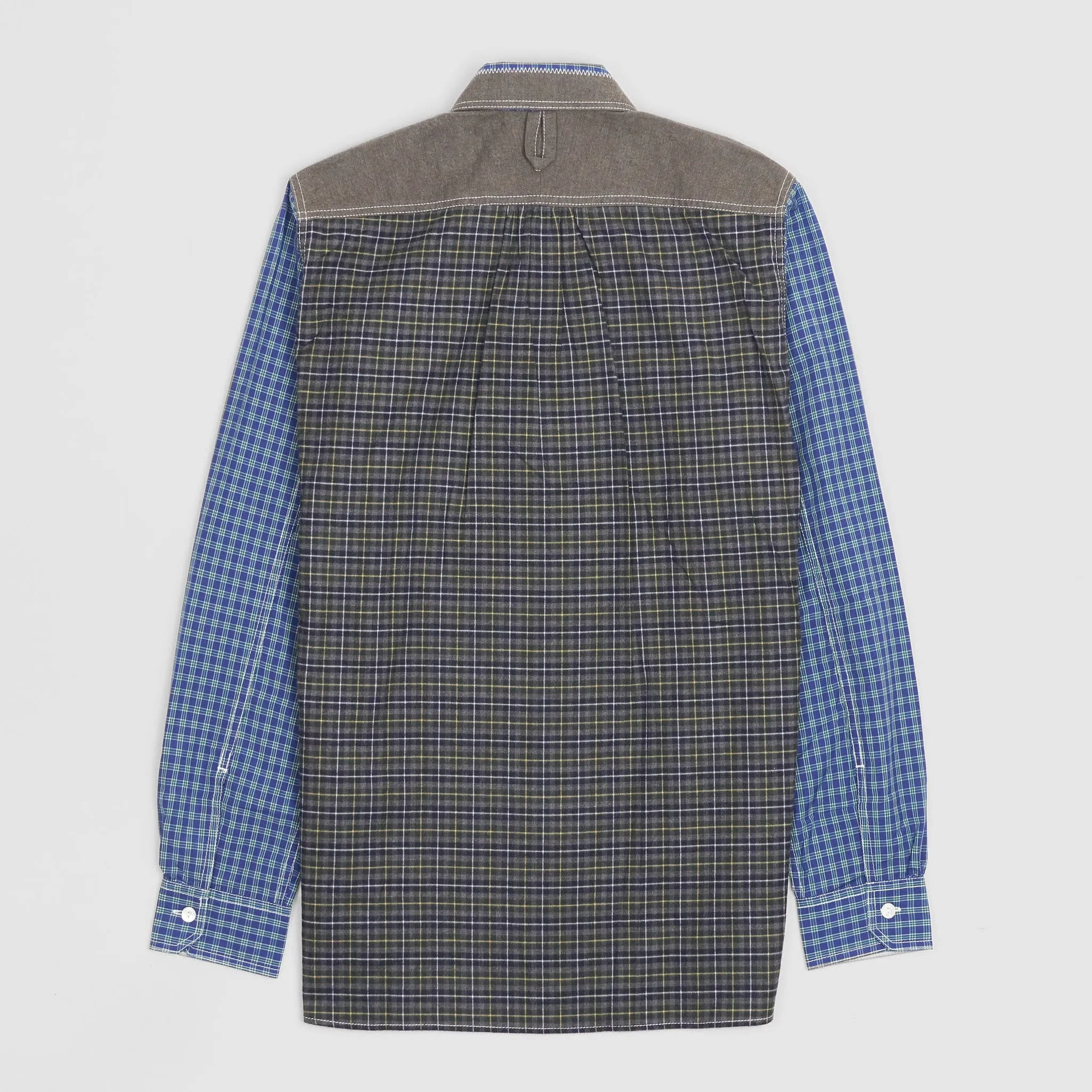 Junya Watanabe Man Patchwork Plaid Shirt sold by DeeCee style product image thumbnail 2
