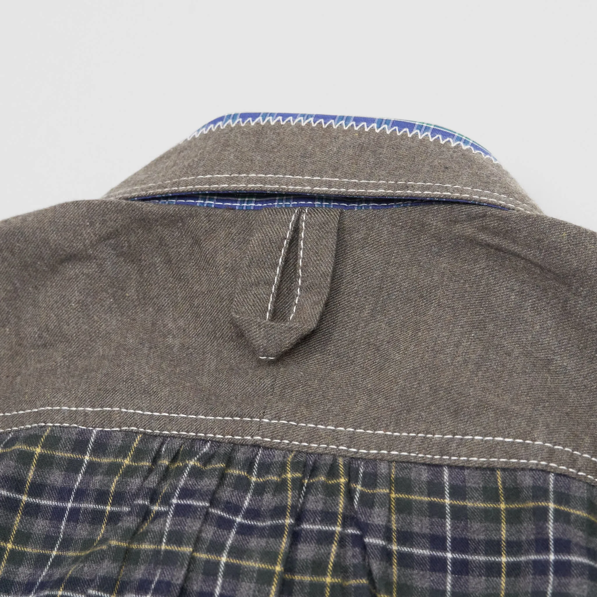 Junya Watanabe Man Patchwork Plaid Shirt sold by DeeCee style product image thumbnail 4