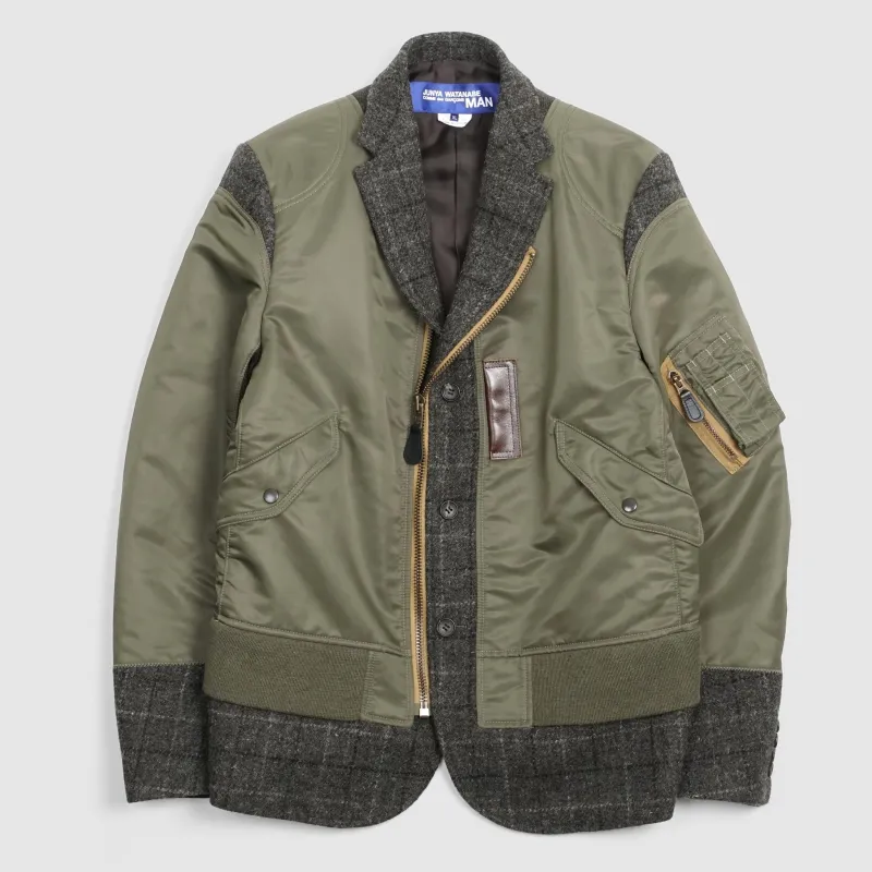 Junya Watanabe Man MA-1 Hybrid Bomber Blazer sold by DeeCee style