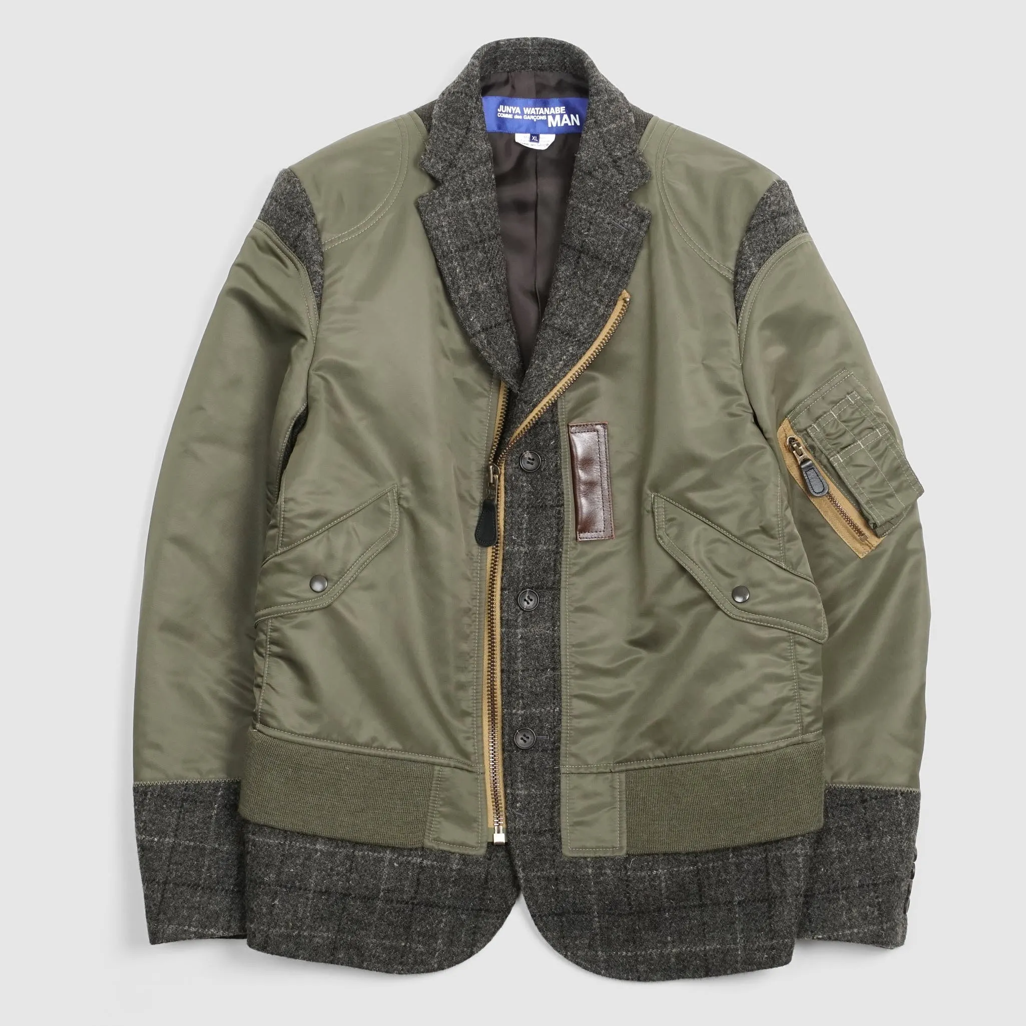 Junya Watanabe Man MA-1 Hybrid Bomber Blazer sold by DeeCee style
