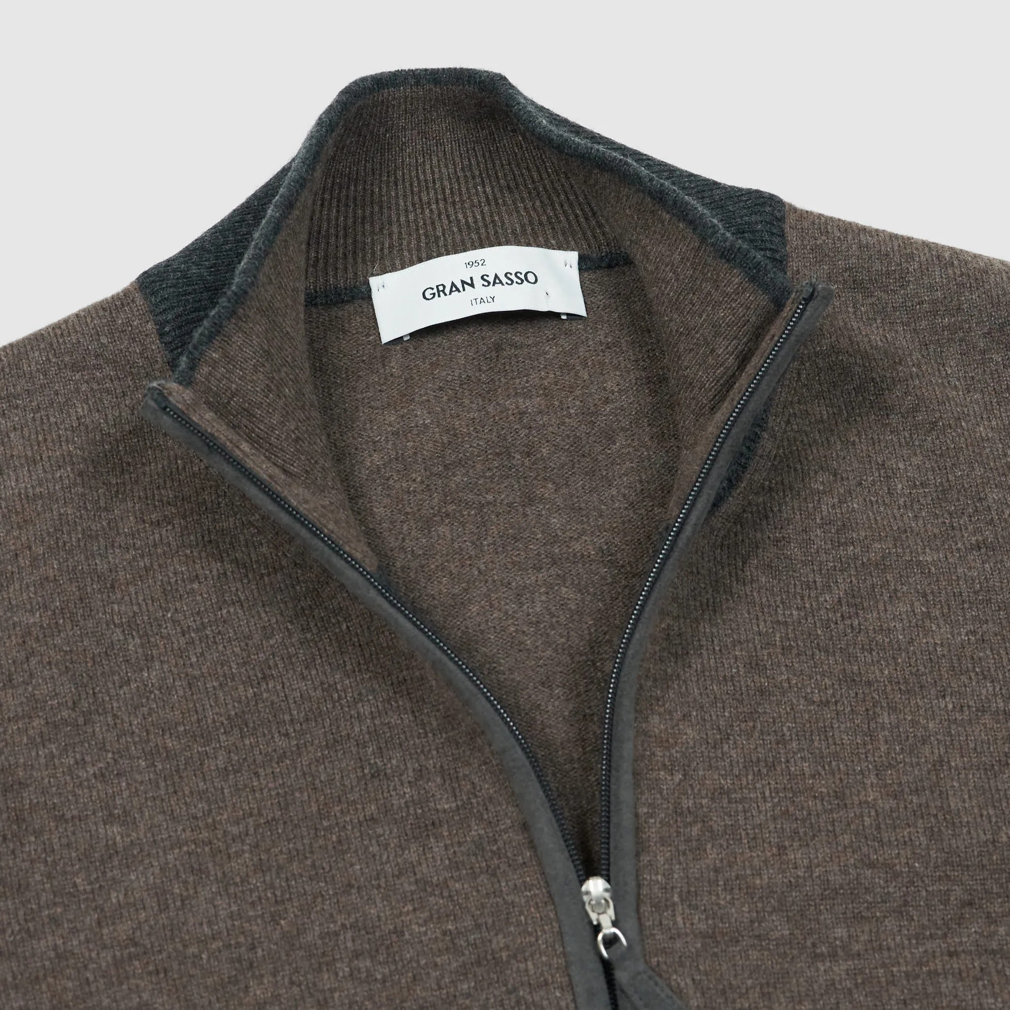Gran Sasso Full Zip Cardigan sold by DeeCee style product image thumbnail 3