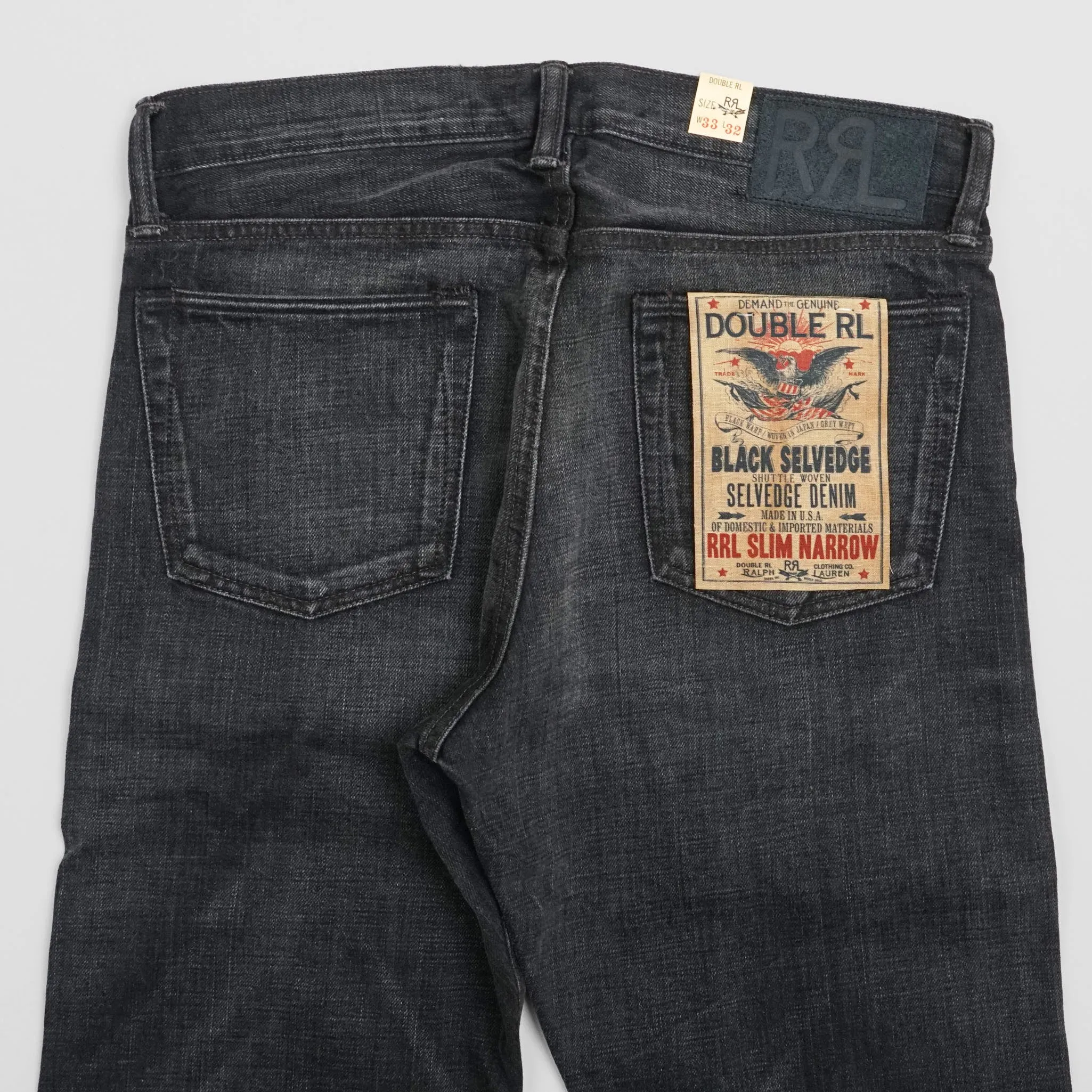 Double RL Selvage Denim Jeans Slim Narrow sold by DeeCee style product image thumbnail 4