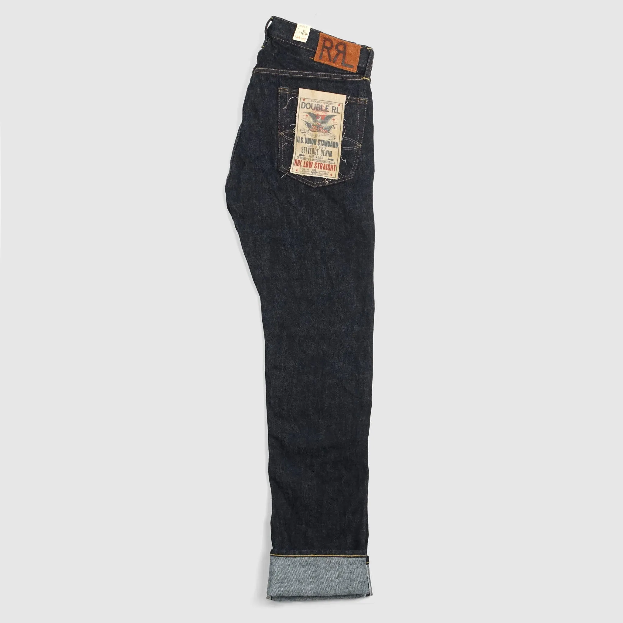 Double RL Low-Straight Selvage Denim Jeans sold by DeeCee style product image thumbnail 3