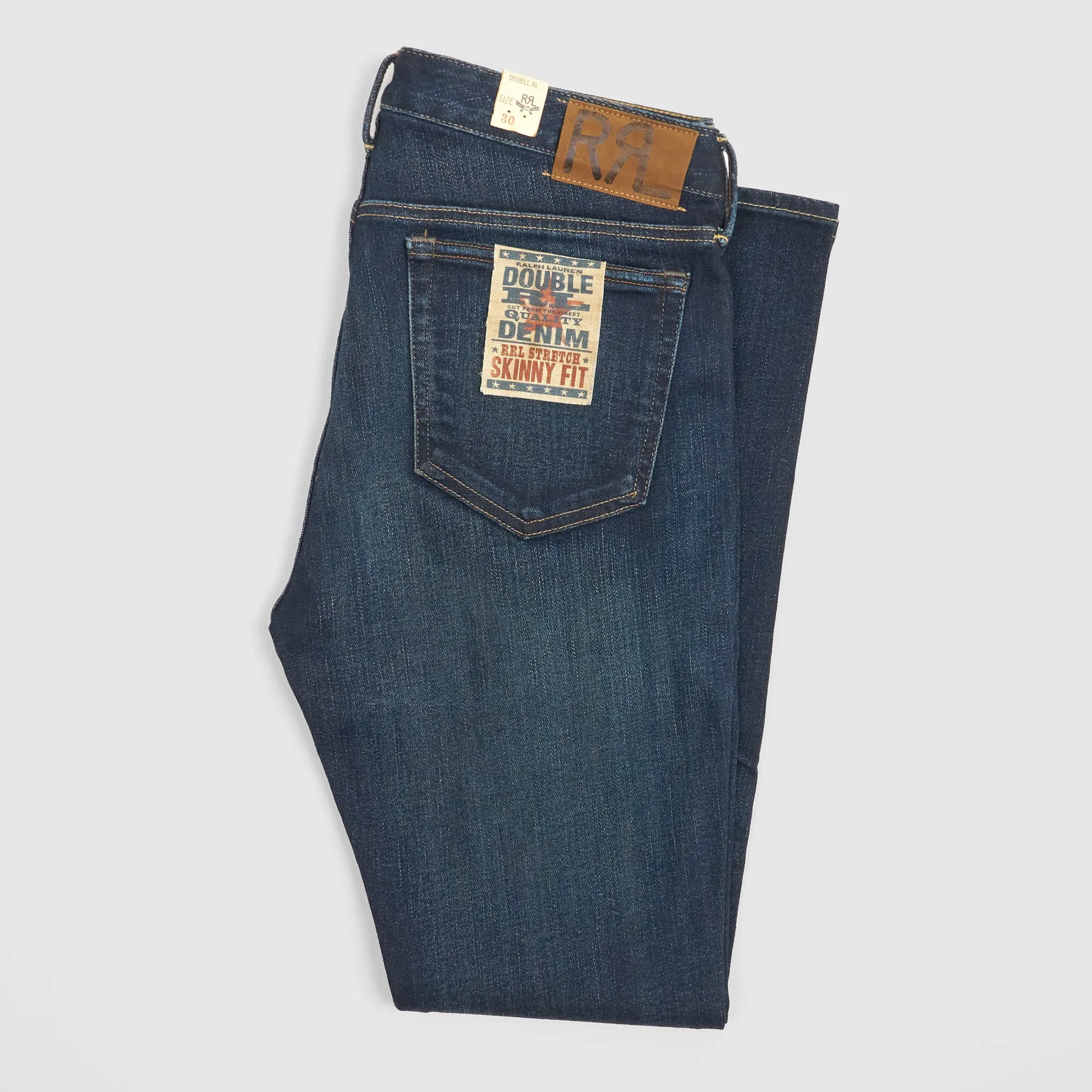Double RL Ladies Skinny Fit 5P Denim Stone Washed sold by DeeCee style product image thumbnail 2
