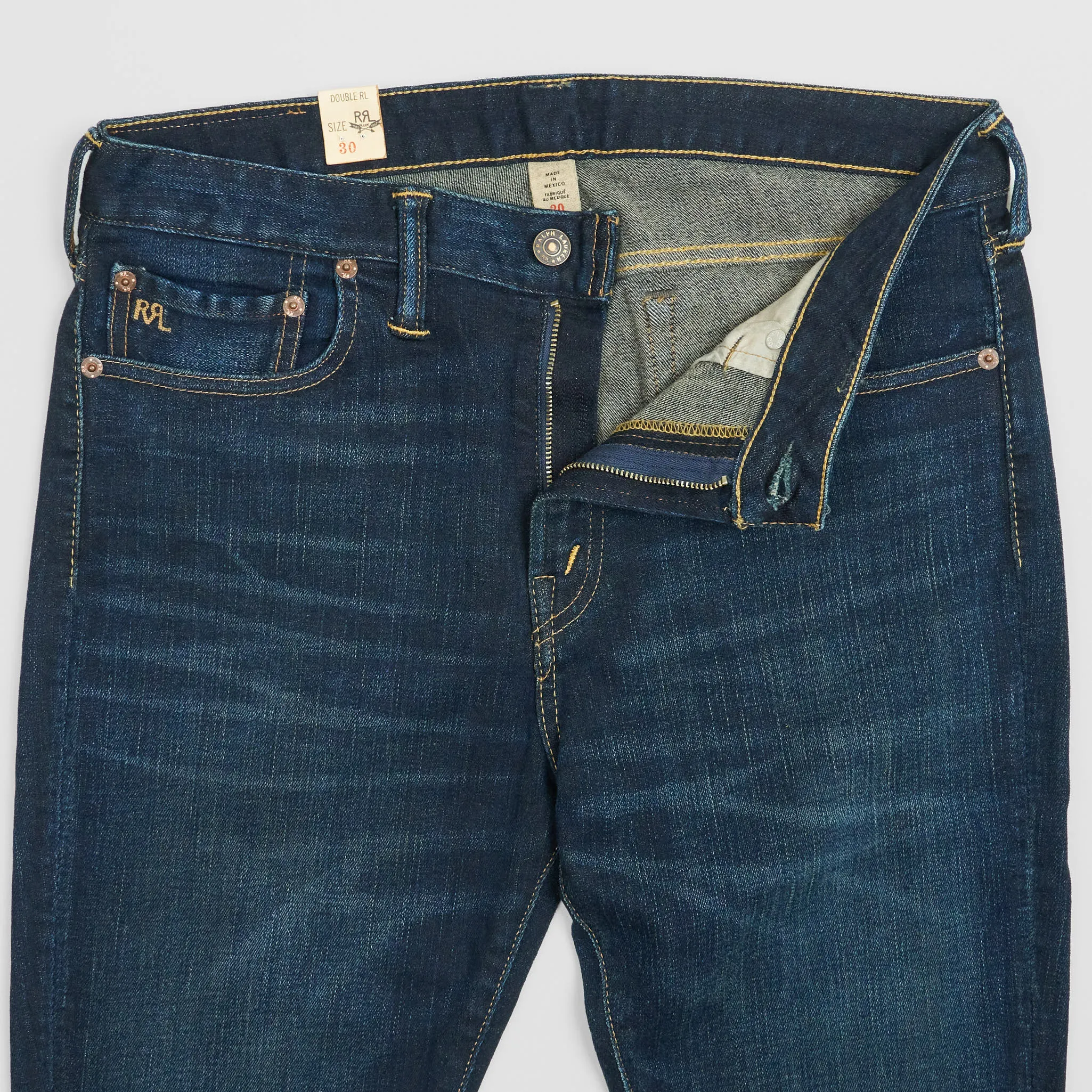 Double RL Ladies Skinny Fit 5P Denim Stone Washed sold by DeeCee style product image thumbnail 5