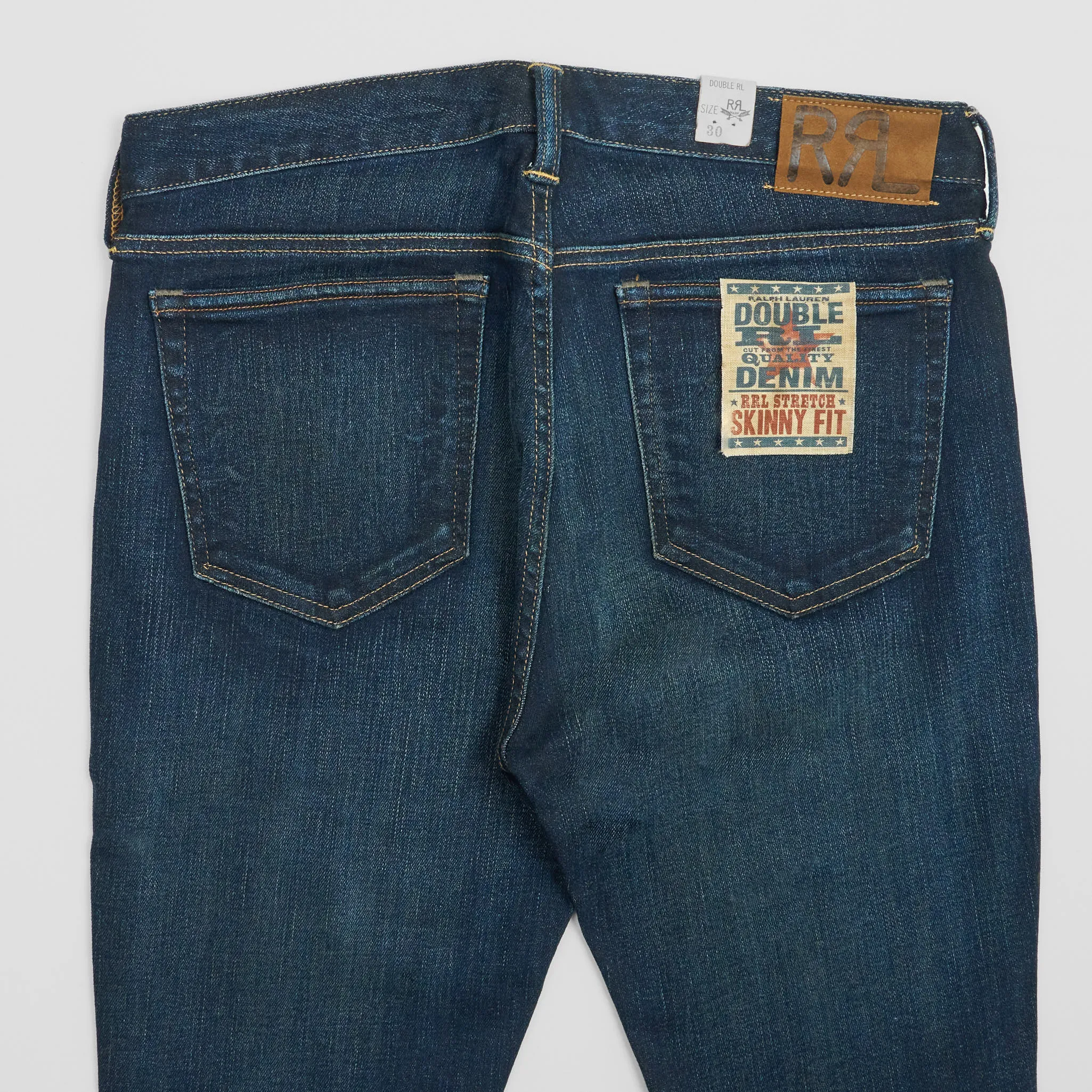 Double RL Ladies Skinny Fit 5P Denim Stone Washed sold by DeeCee style product image thumbnail 3