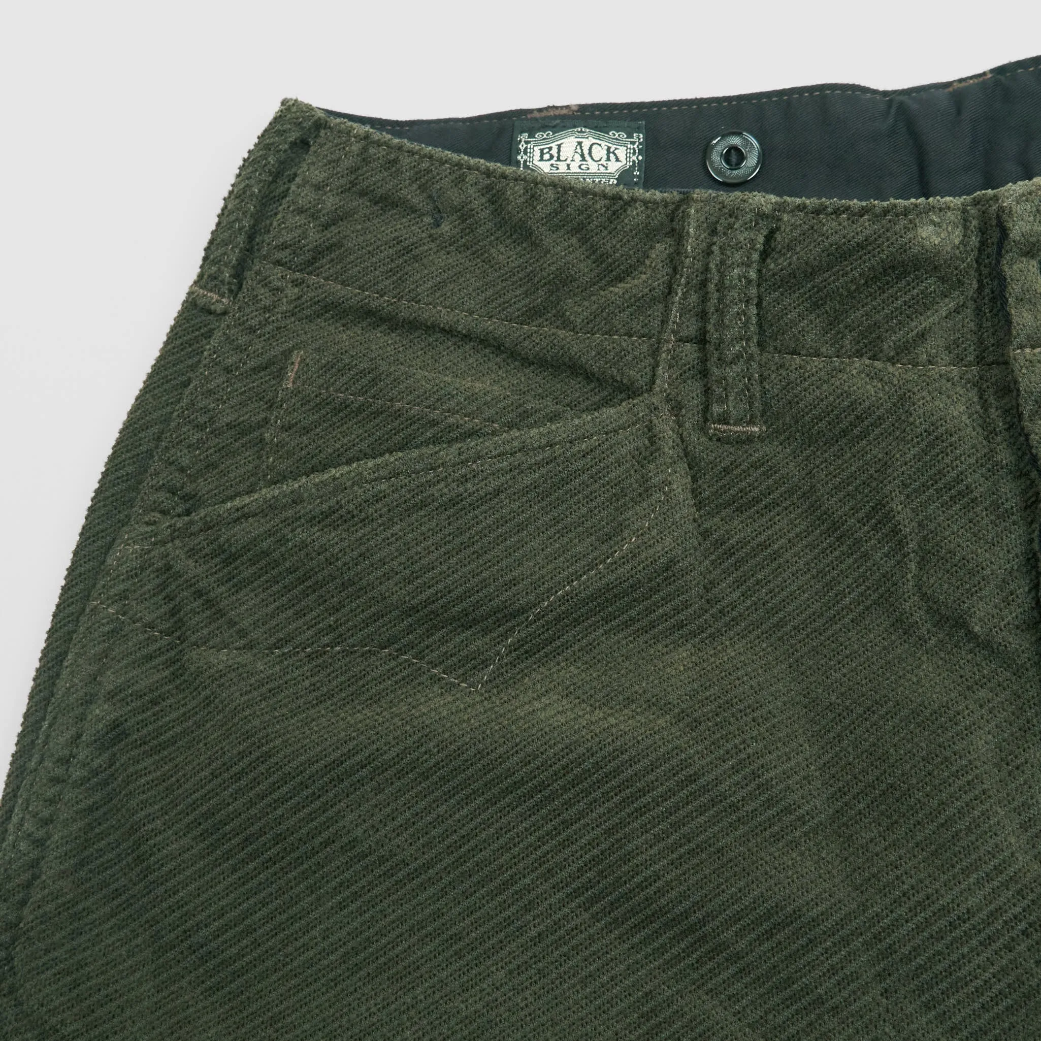 Black Sign Rasp Cord Miner Chino sold by DeeCee style product image thumbnail 5