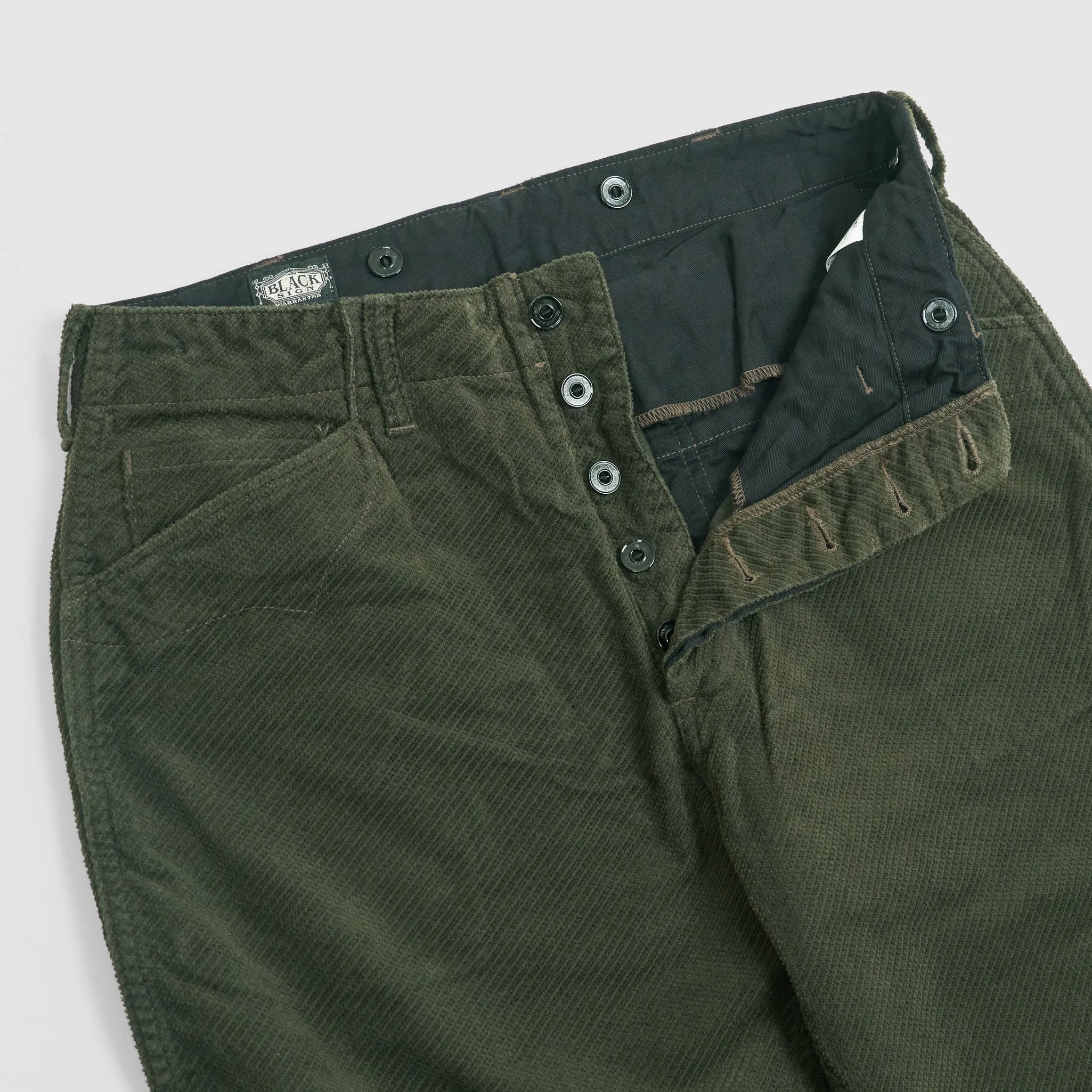 Black Sign Rasp Cord Miner Chino sold by DeeCee style product image thumbnail 3