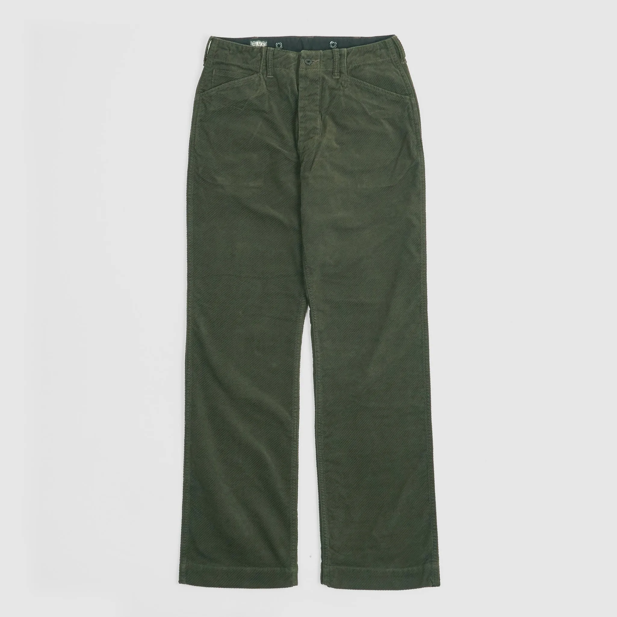 Black Sign Rasp Cord Miner Chino sold by DeeCee style