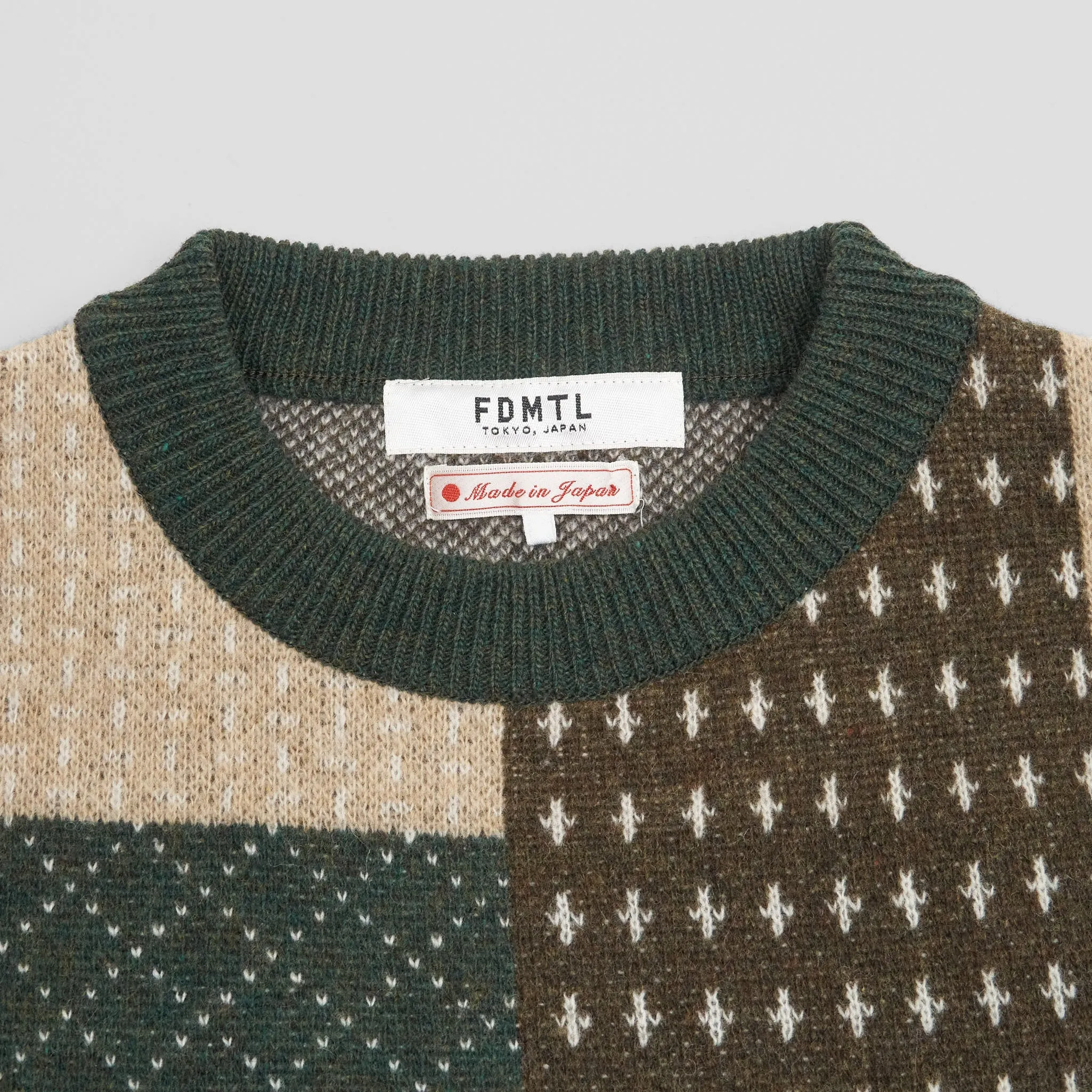 FDMTL Patchwork Crew Neck Pullover sold by DeeCee style product image thumbnail 3