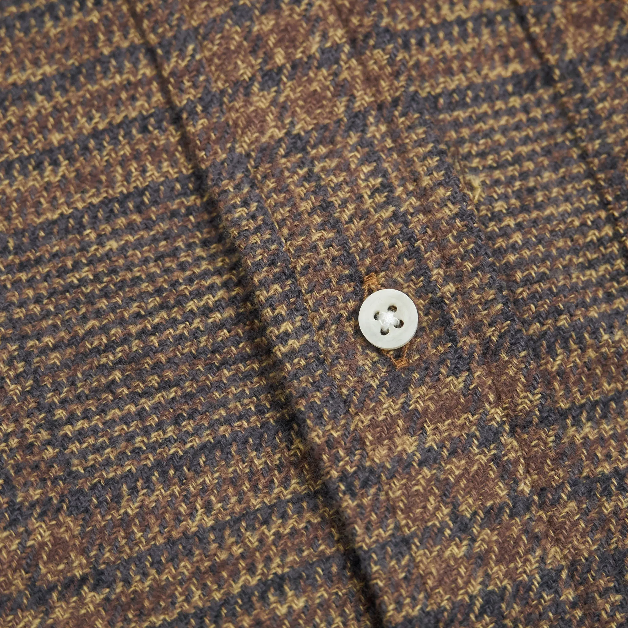 Gitman Vintage for DeeCee style Plaid Flannel Shirt Dark Brown sold by DeeCee style product image thumbnail 4