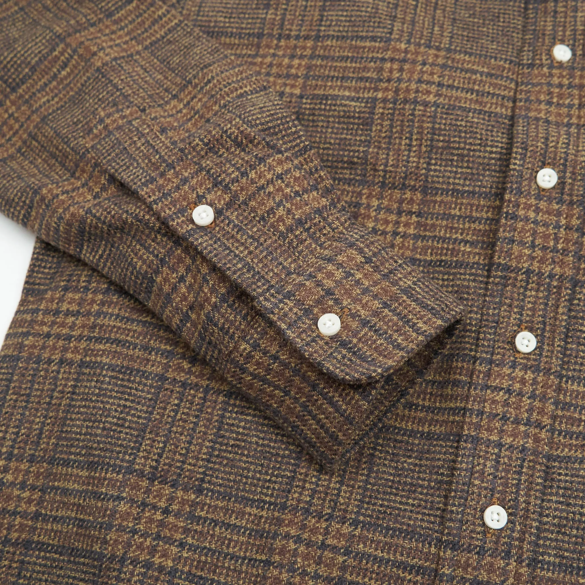 Gitman Vintage for DeeCee style Plaid Flannel Shirt Dark Brown sold by DeeCee style product image thumbnail 5