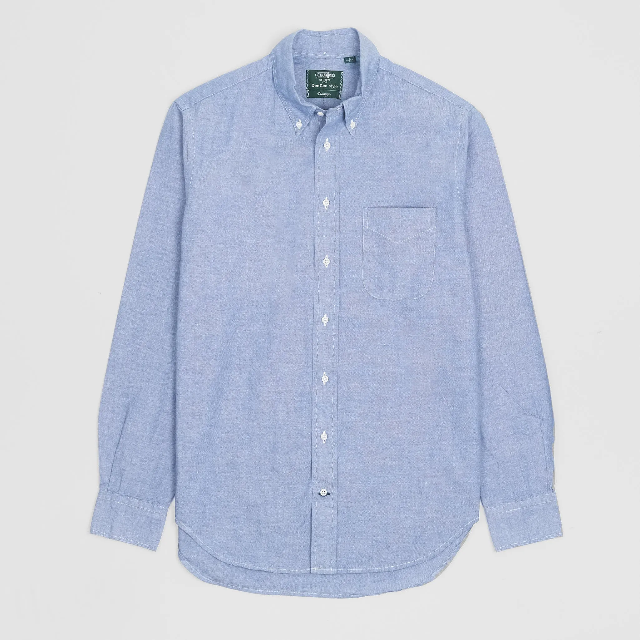 Gitman Vintage Chambray Button Down Shirt sold by DeeCee style