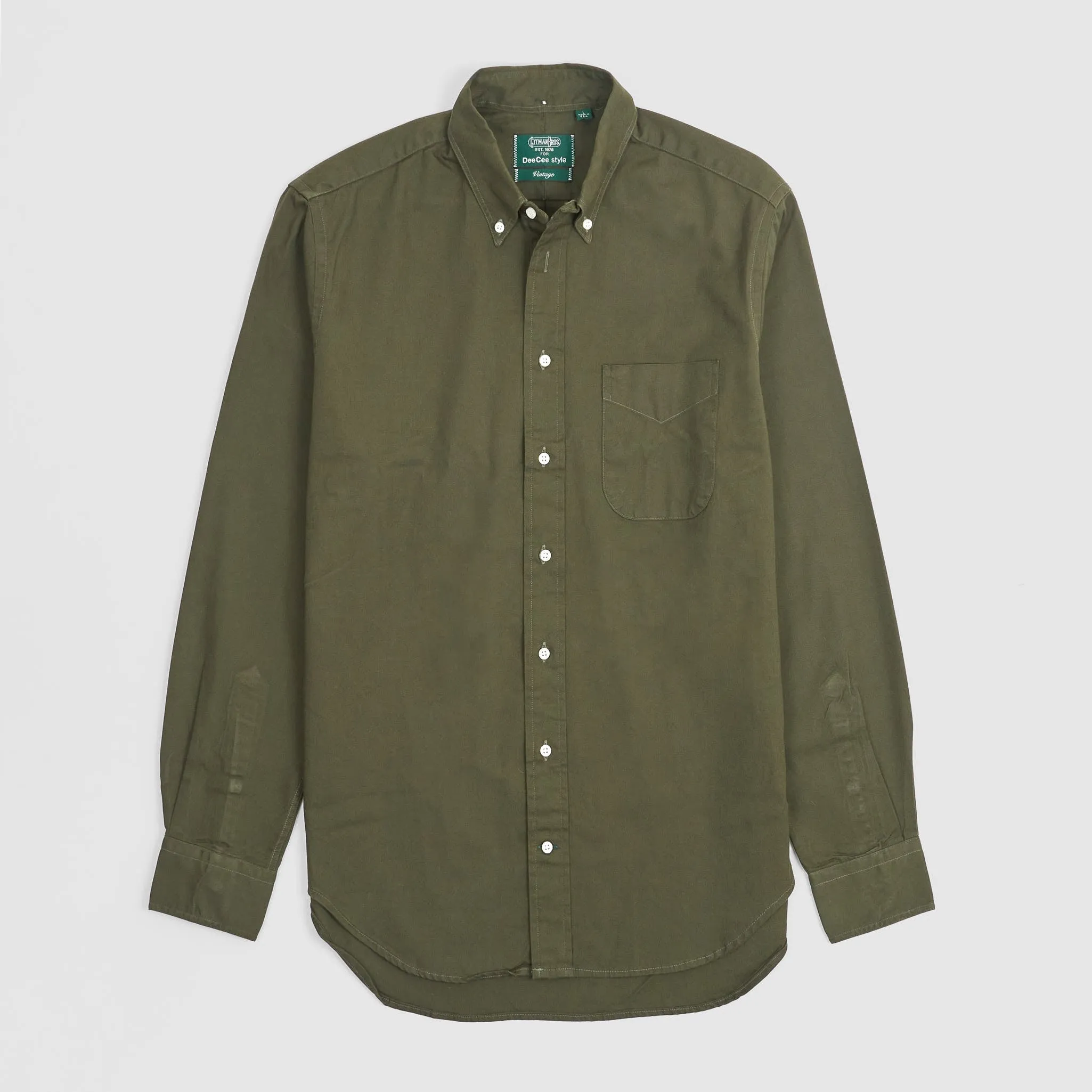 Gitman Vintage Solid Color Oxford Button Down Shirt sold by DeeCee style