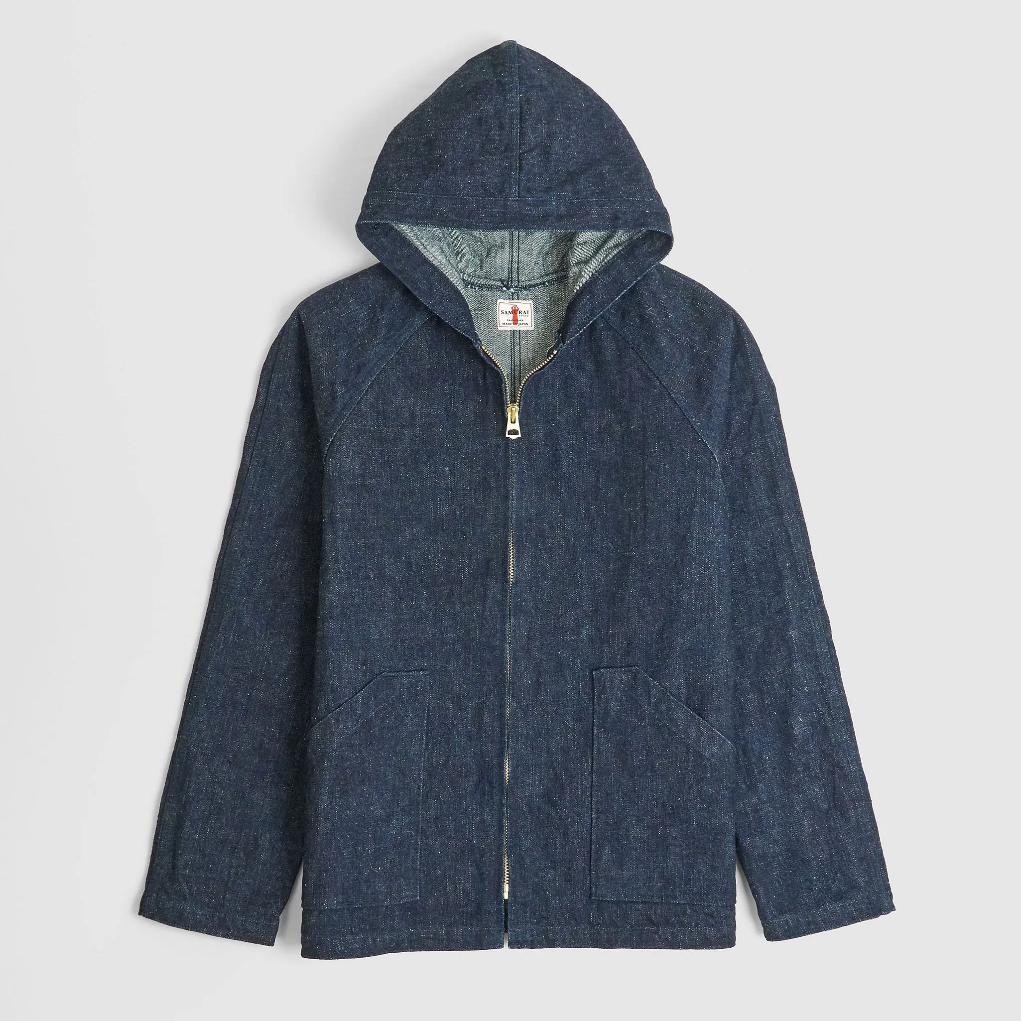Samurai Jeans Denim Zip-Hoodie Jacket sold by DeeCee style