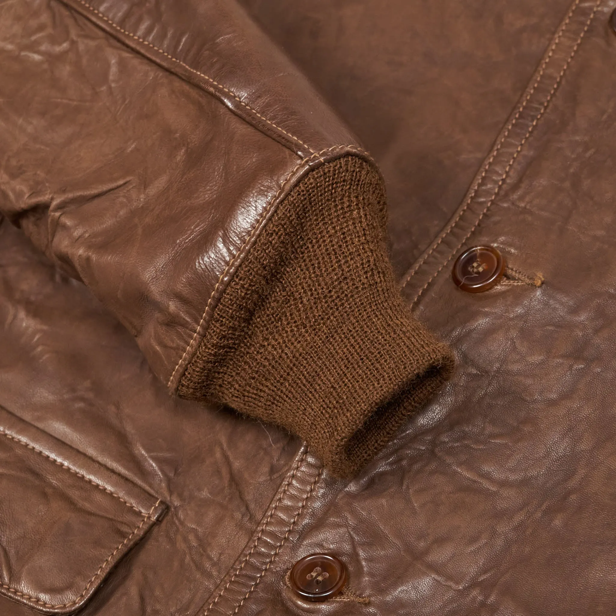 Eastman A-1 Leather Flying Jacket sold by DeeCee style product image thumbnail 5