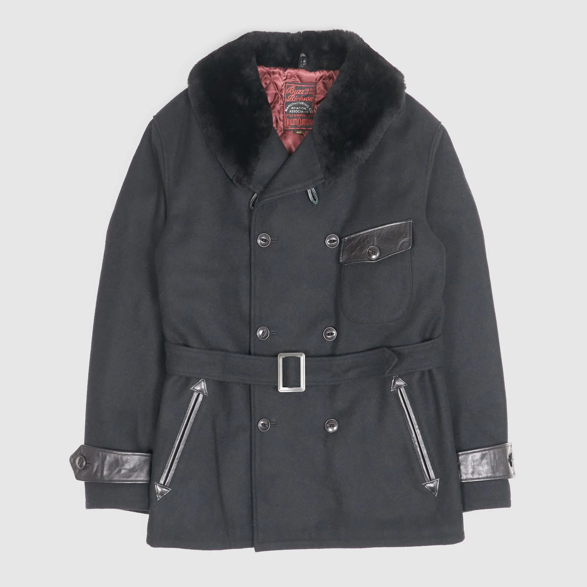 Buzz Rickson's Aviation Associates Flying Coat sold by DeeCee style