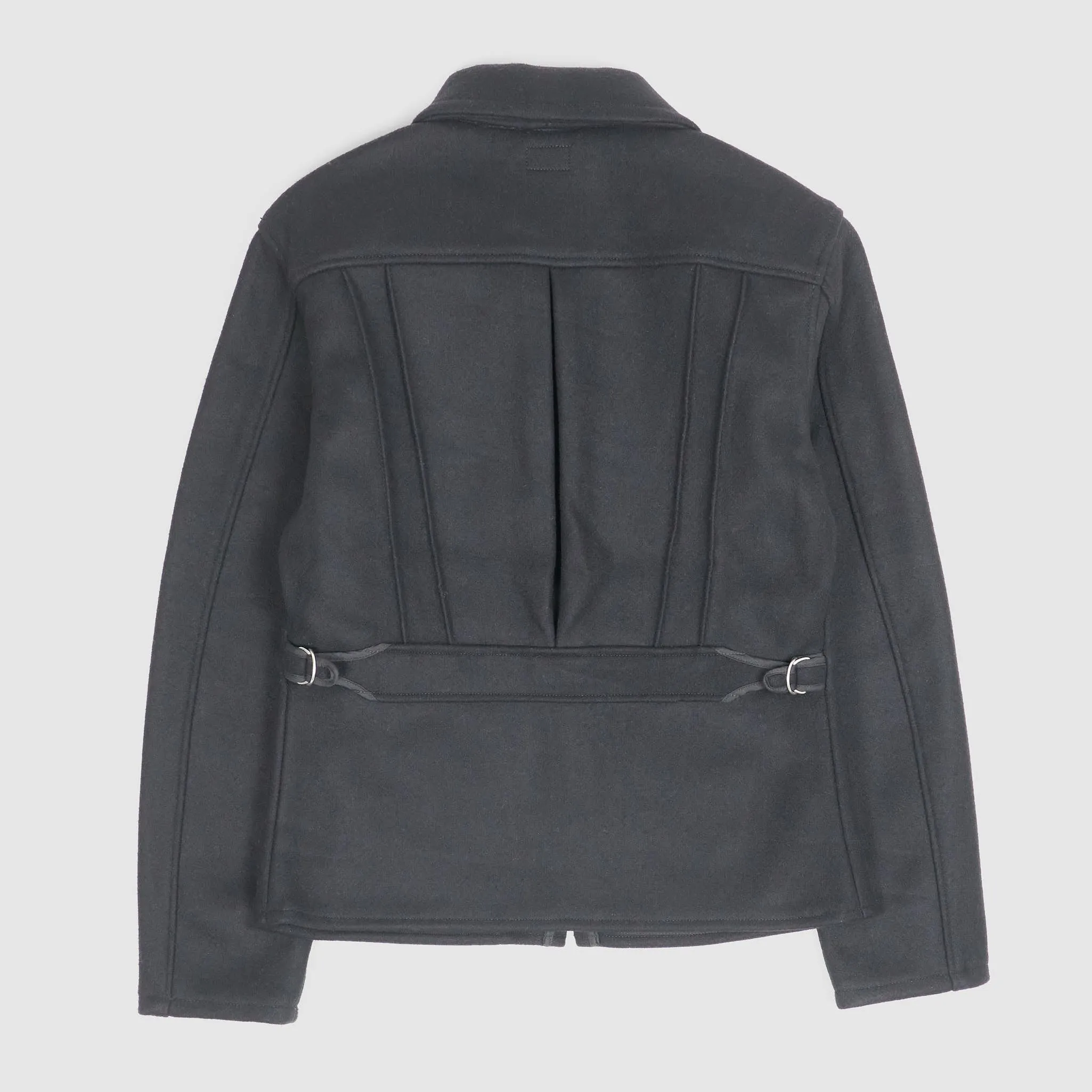 Black Sign Short 50's style Sports Wool Jacket sold by DeeCee style product image thumbnail 4