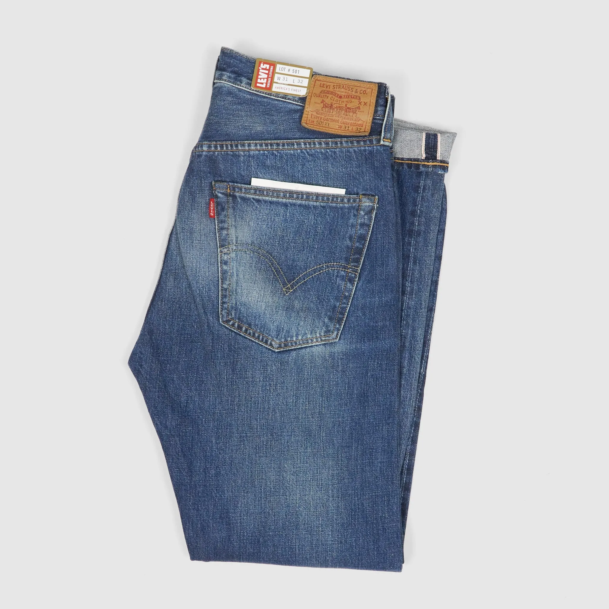 Levi's® Vintage Clothing 501® 1947 Vintage Washed Denim sold by DeeCee style product image thumbnail 2