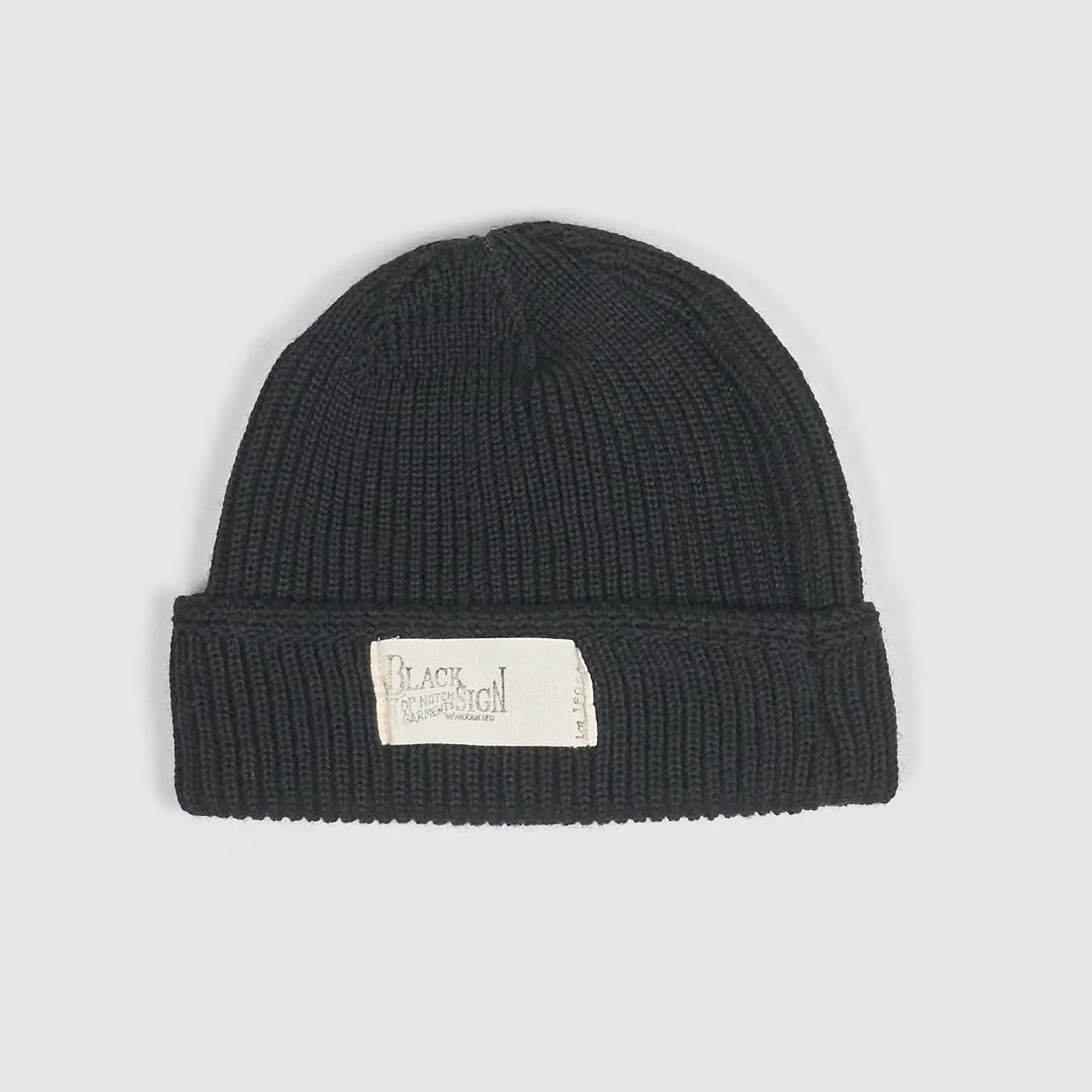 Black Sign Wool Knit Watch Cap sold by DeeCee style product image thumbnail 2