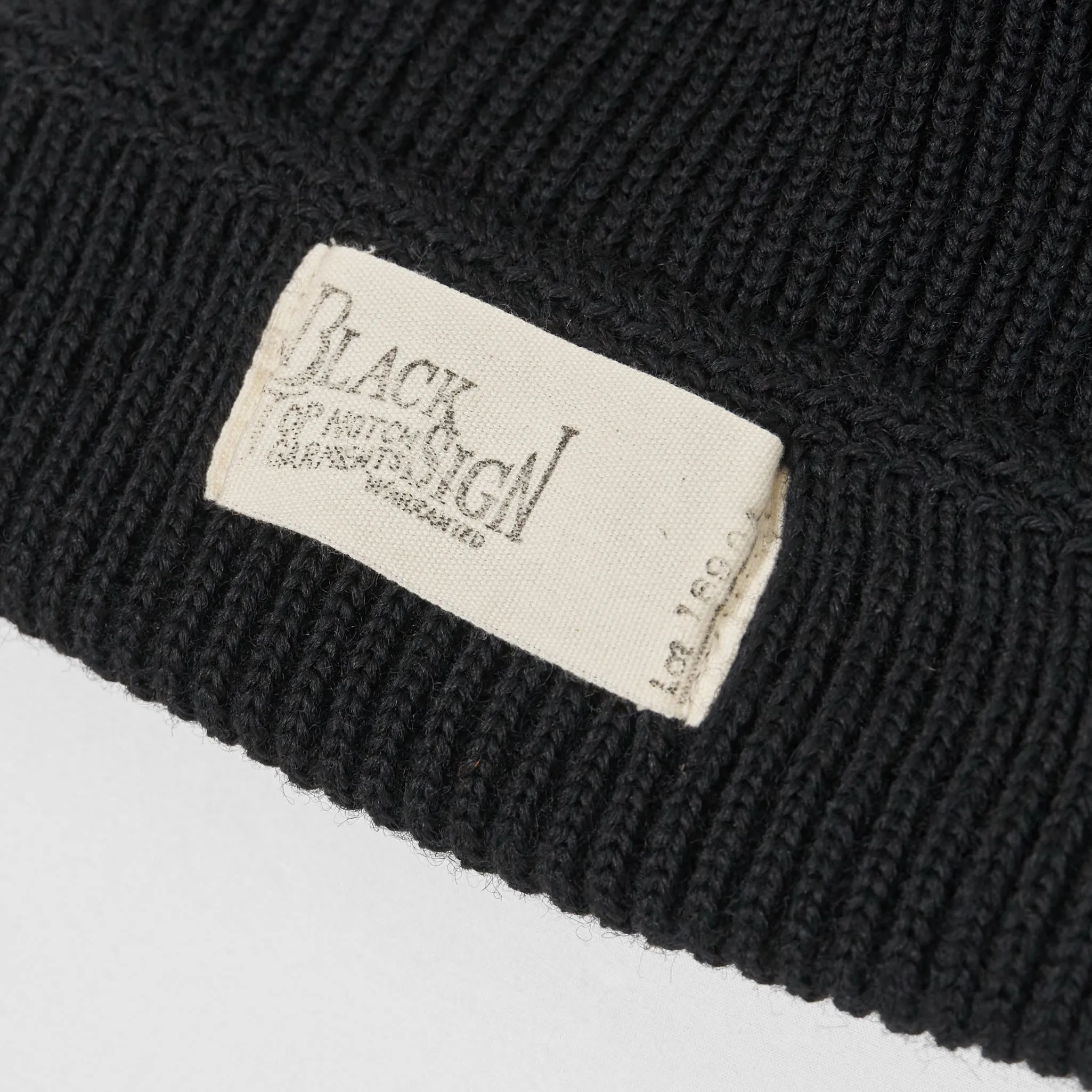 Black Sign Wool Knit Watch Cap sold by DeeCee style product image thumbnail 4