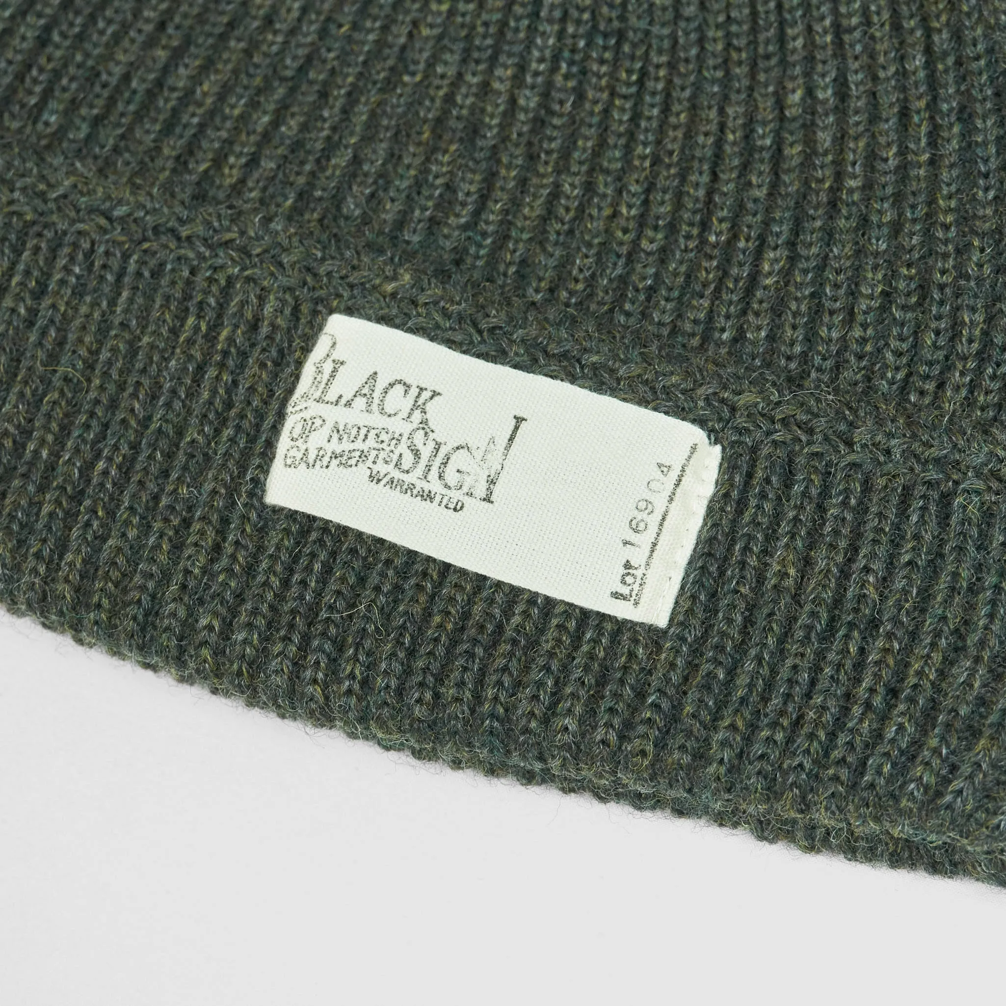 Black Sign Wool Knit Watch Cap sold by DeeCee style product image thumbnail 3