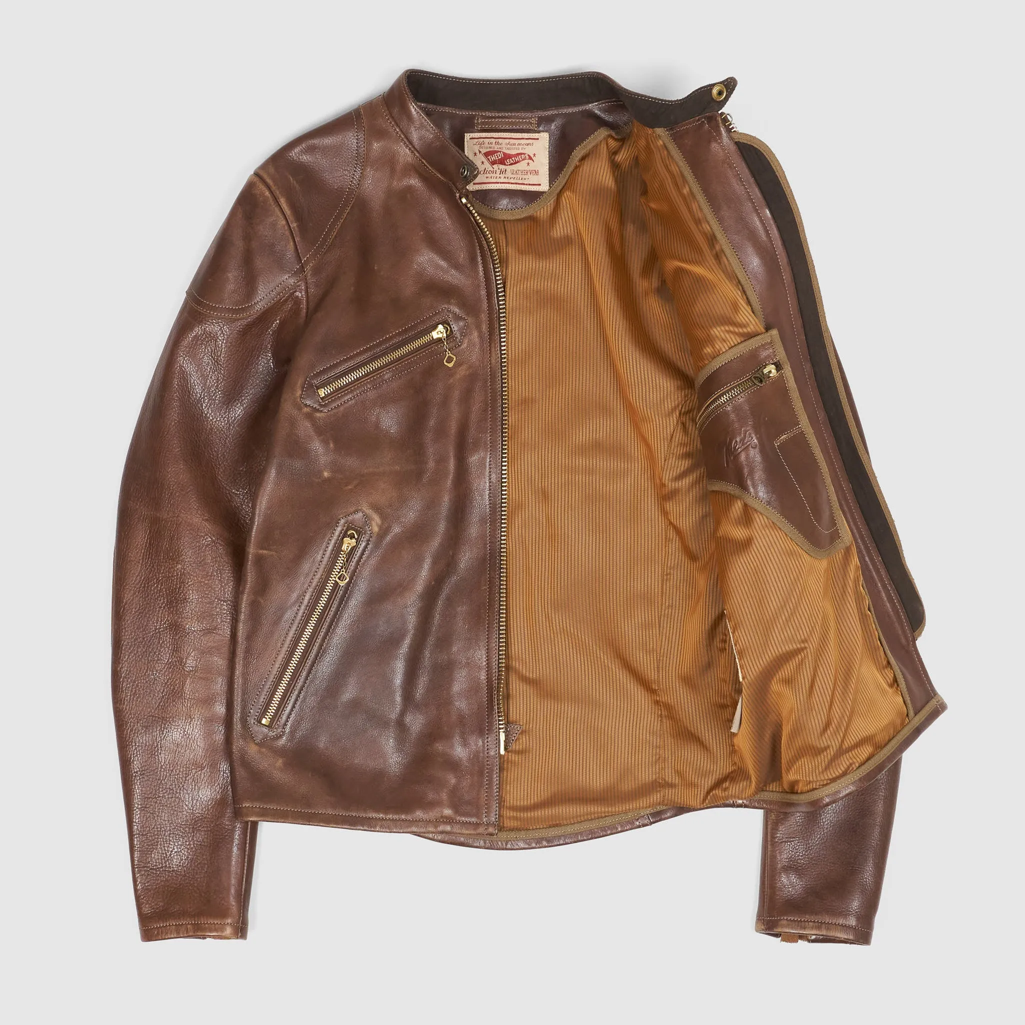 Thedi Leathers Café Racer Jacket sold by DeeCee style product image thumbnail 2