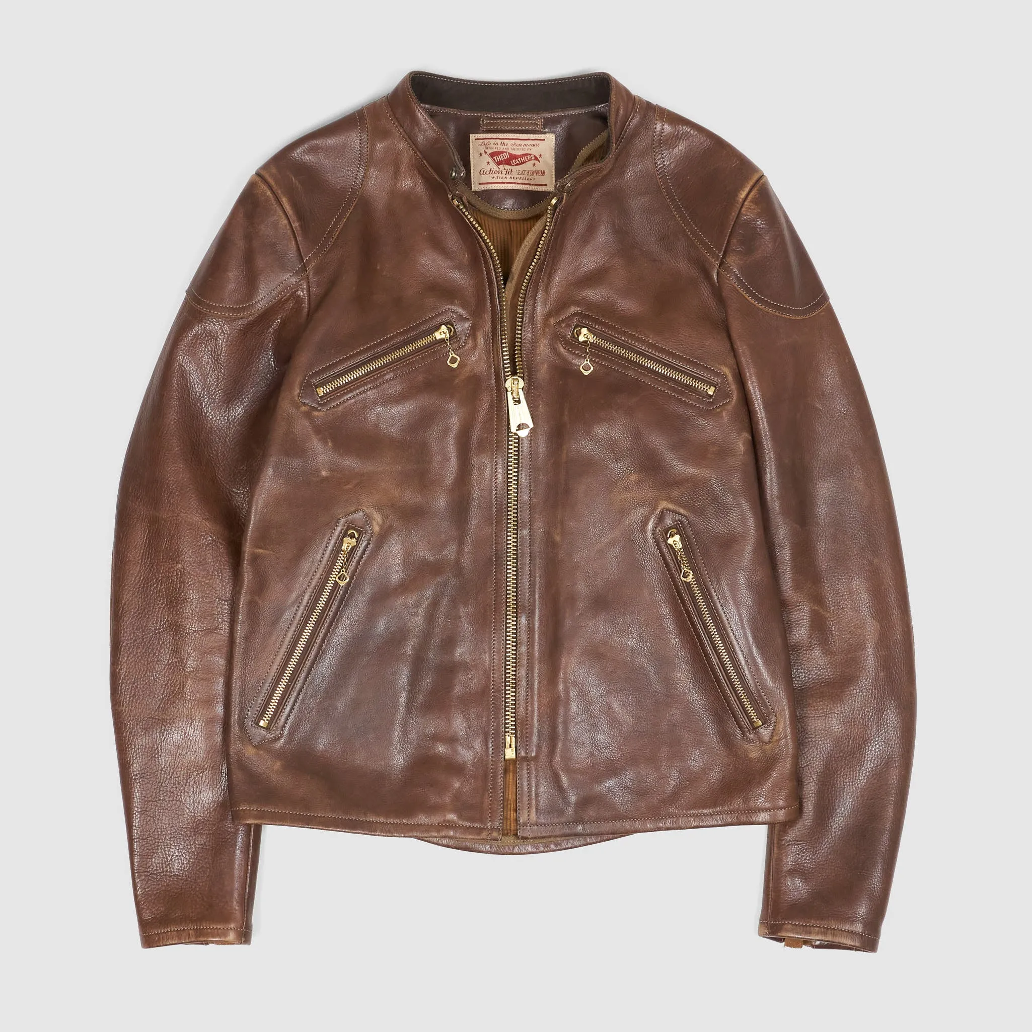 Thedi Leathers Café Racer Jacket sold by DeeCee style