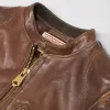 Thedi Leathers Café Racer Jacket sold by DeeCee style