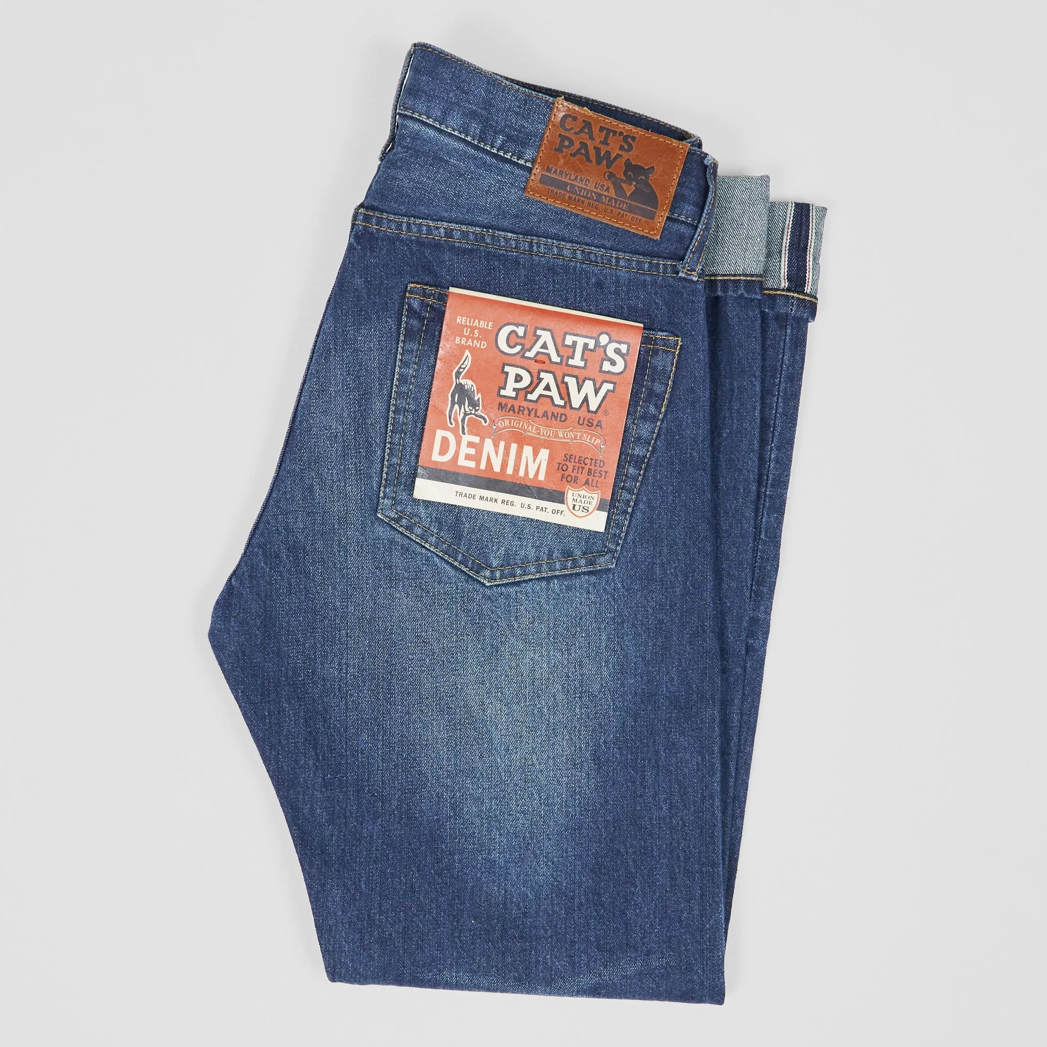 Sugar Cane Cats-Paw 5-Pocket Denim Jeans sold by DeeCee style product image thumbnail 2
