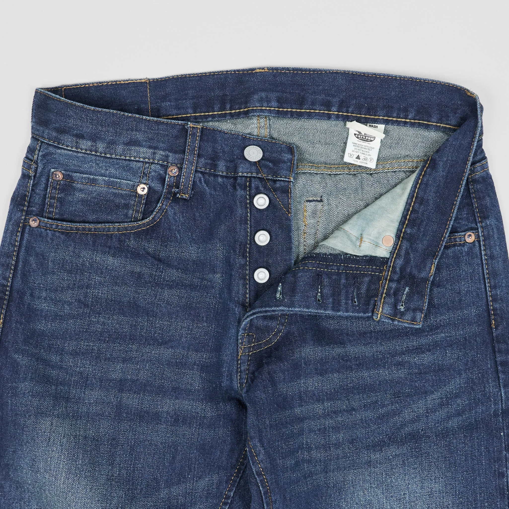 Sugar Cane Cats-Paw 5-Pocket Denim Jeans sold by DeeCee style product image thumbnail 3